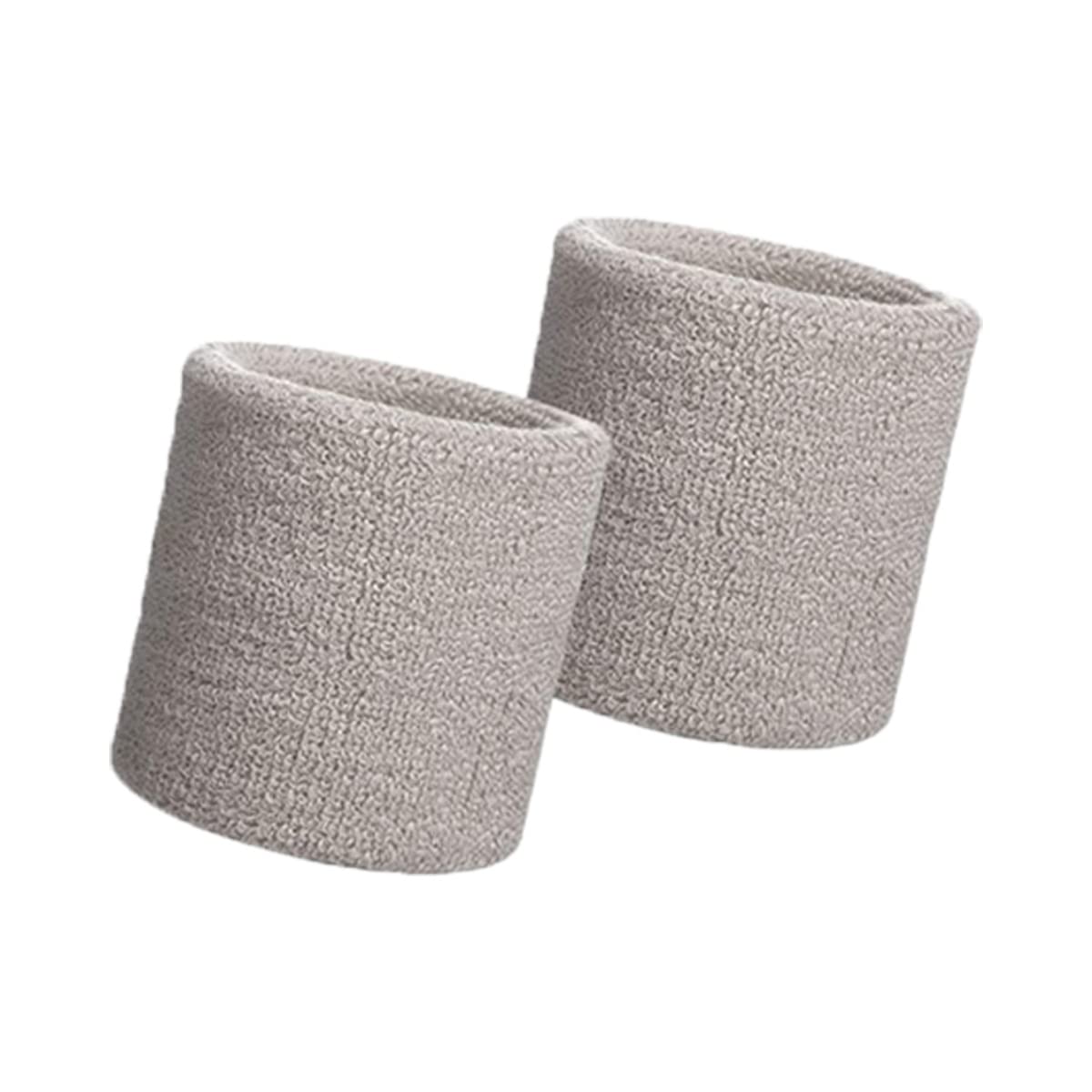【送料無料】COMFORTIS リストバンド 野球 テニス バスケ スポーツ タオル生地 パイル地 筋トレ リストガード 手首 保護 (灰色2個)