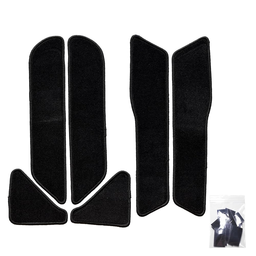 【送料無料】日産 エルグランド E52 後期用 サイドステップマット ブラック 6枚セット ステップ ...