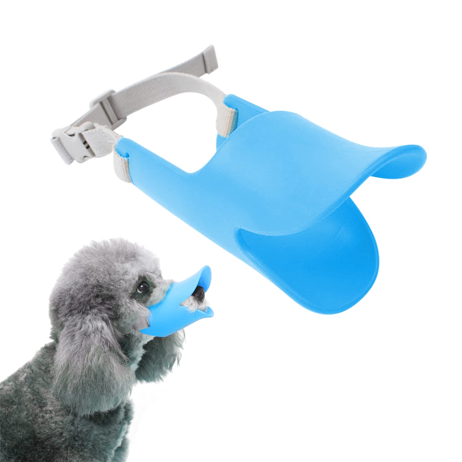 【送料無料】サムコス 犬用 アヒル口 ペット用マスク 犬用 口輪 しつけ口輪 アヒル口の形口輪 サイズ調..