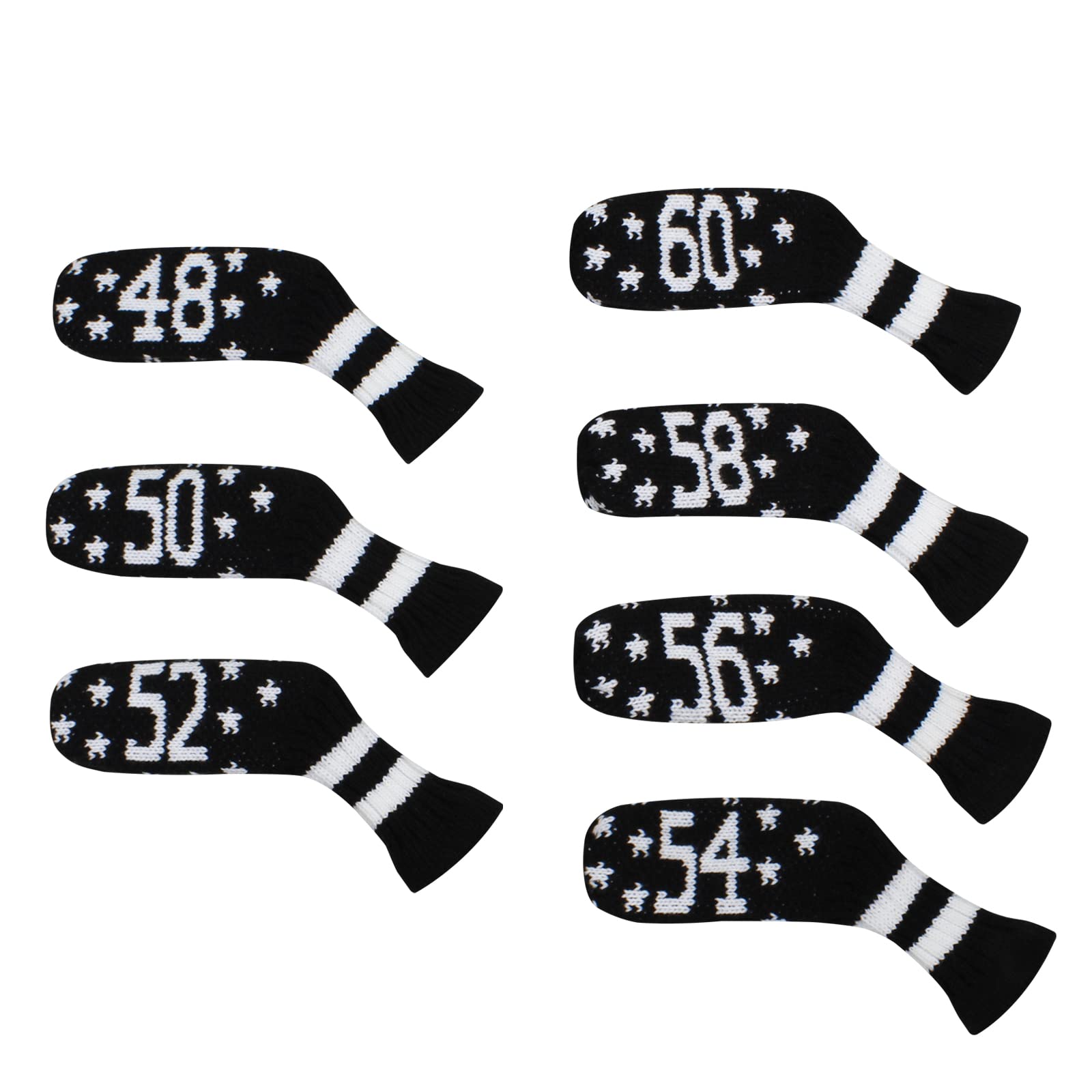 【送料無料】Scott Edward ニットウェッジゴルフアイアンヘッドカバー7PCSクラブプロテク ...