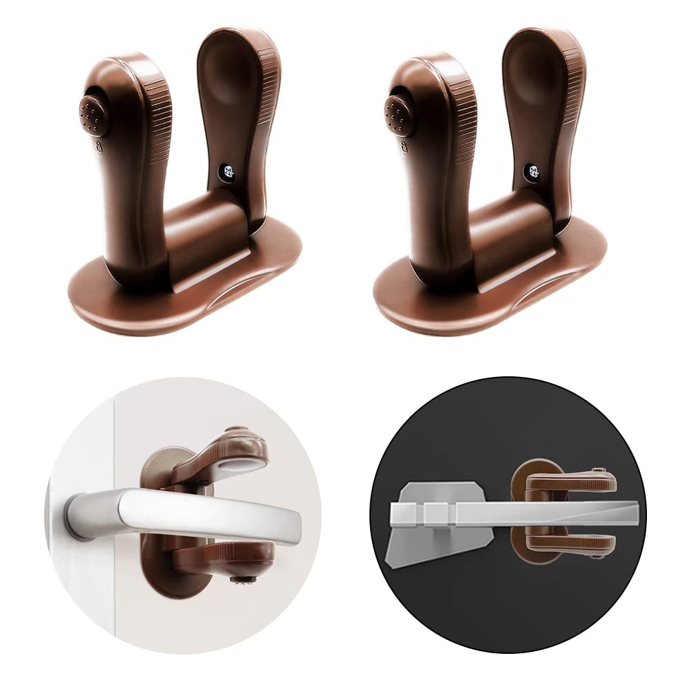 【送料無料】ベビーガード 2個セット チャイルドロック ストッパー ドアロック 室内 部屋 鍵 ドアノブ..