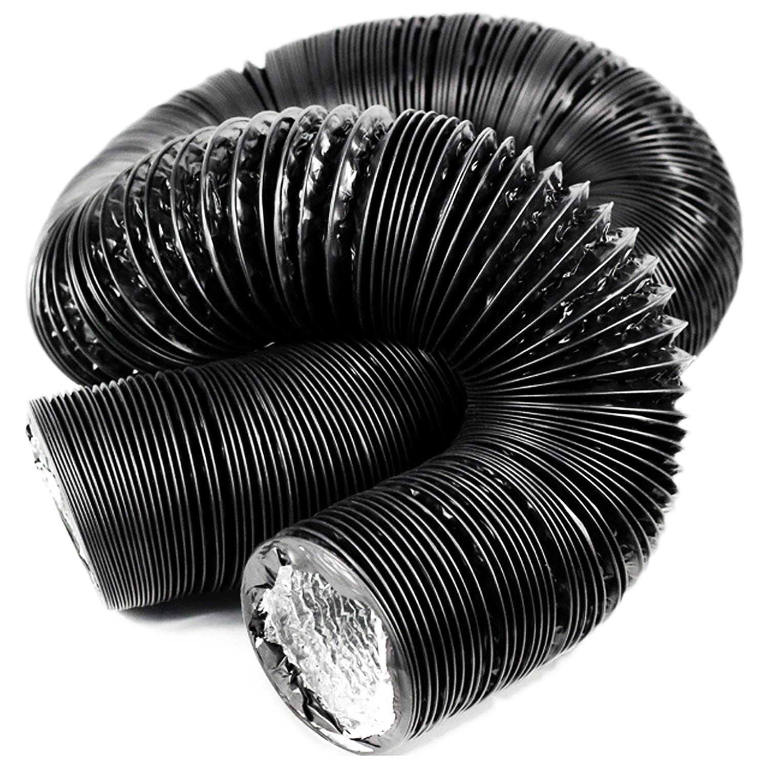 【送料無料】二層構造 ダクトホース 排気ホース アルミ フレキシブル 排気 送風 耐熱 φ100mm φ150mm (φ..