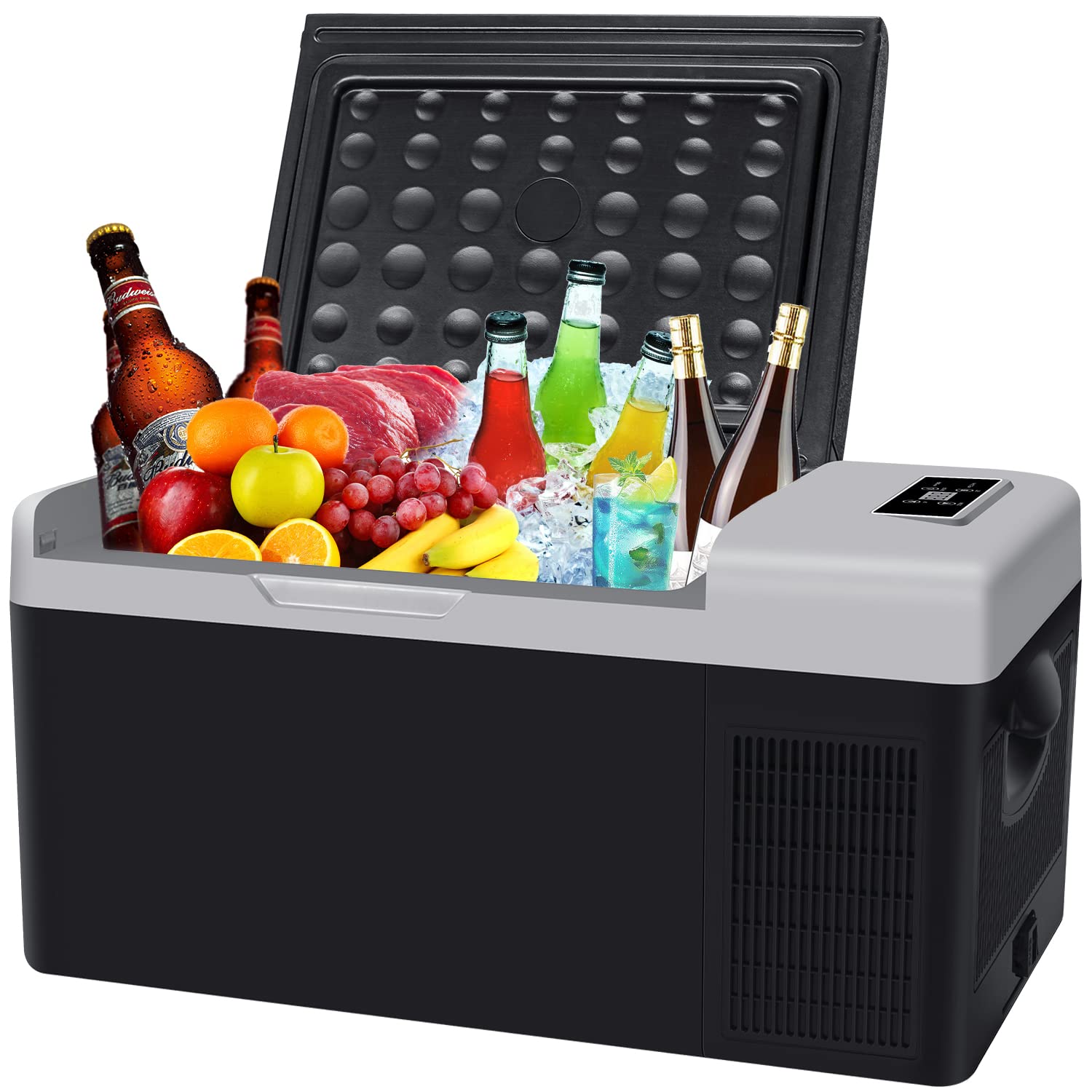 【送料無料】Sumeriy 車載冷蔵庫 18L -20度〜20度 急速冷凍 2WAY電源対応 DC1 ...