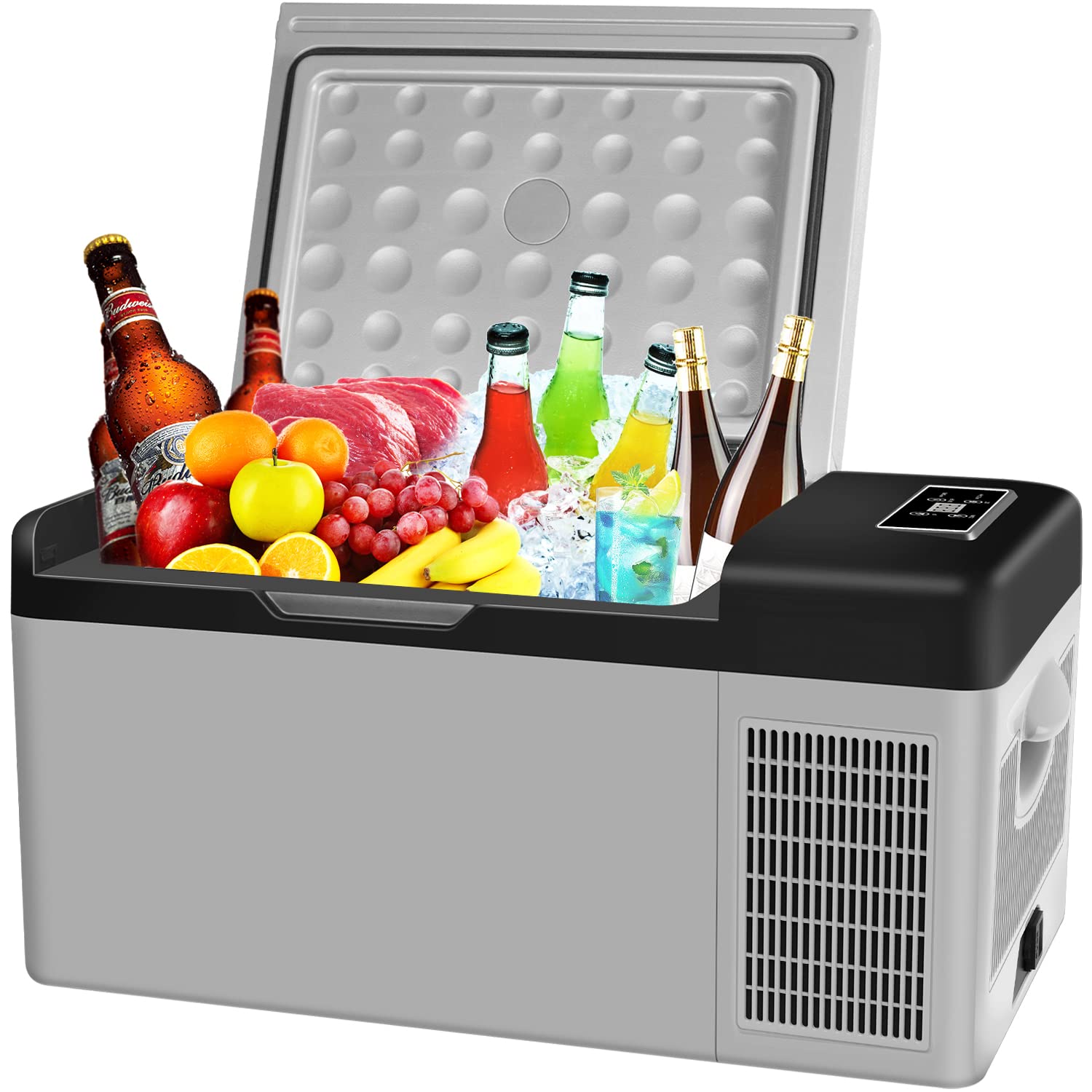 【送料無料】Sumeriy 車載冷蔵庫 18L -20度〜20度 急速冷凍 2WAY電源対応 DC1 ...