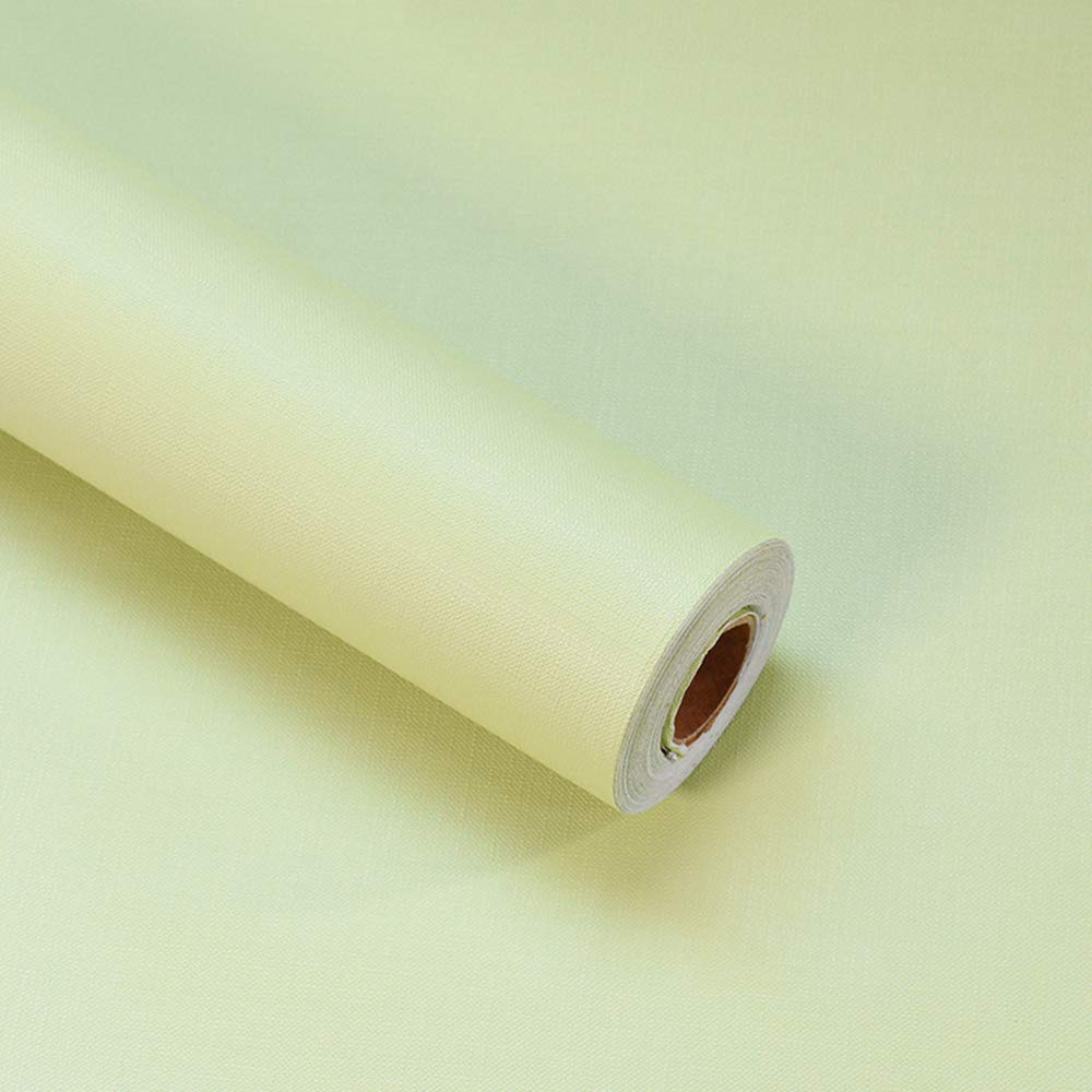 【送料無料】Homya 無地 壁紙シール 防水 リメイクシート 幅45cm全長9.7m のり付き つや消し DIY 剥がせる壁紙 マカロン カッティングシート ライトグリーン