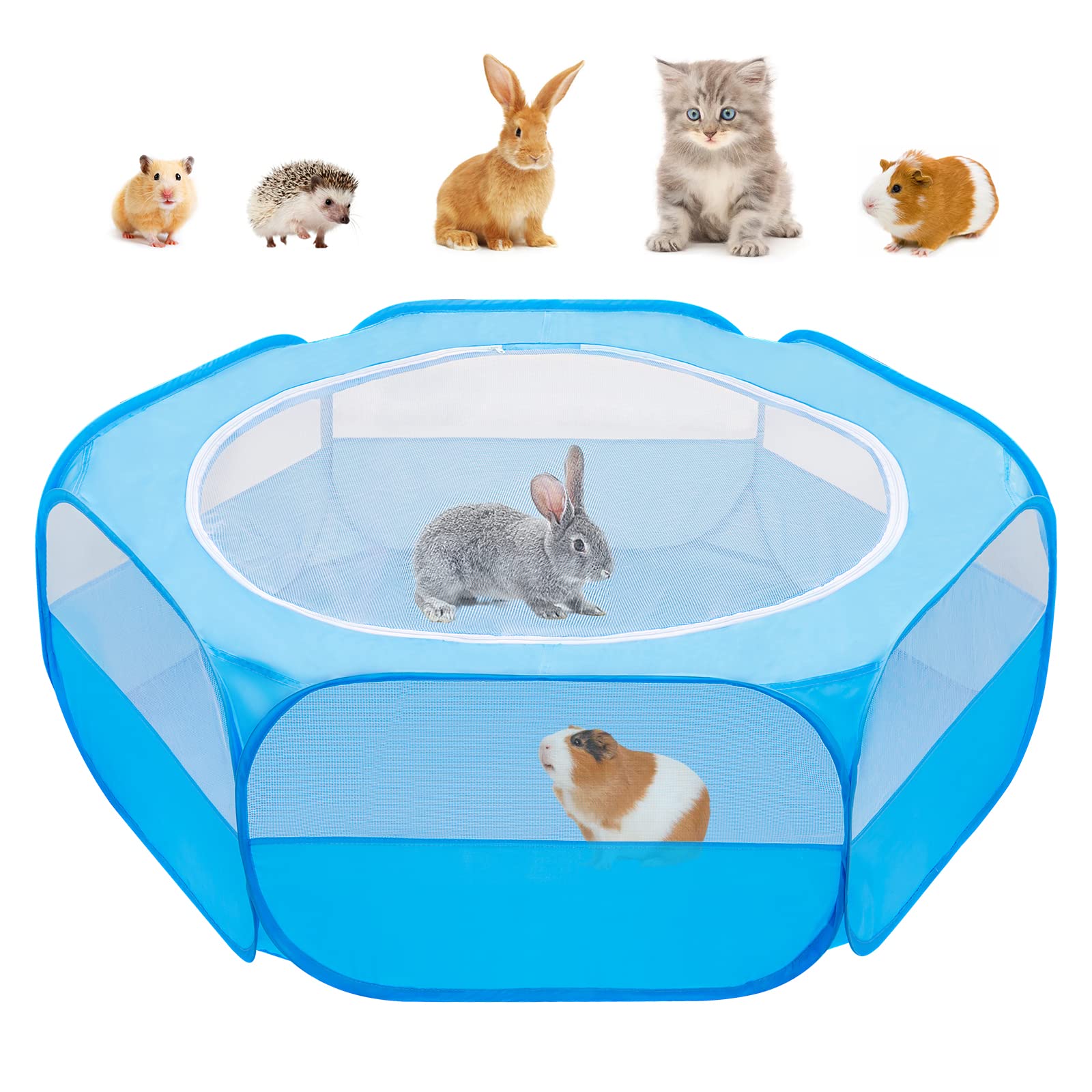 【送料無料】ウサギサークル 散歩 小動物フェンス 室外/室内 プレイサークル ウサギ チンチラ ハリネズ..