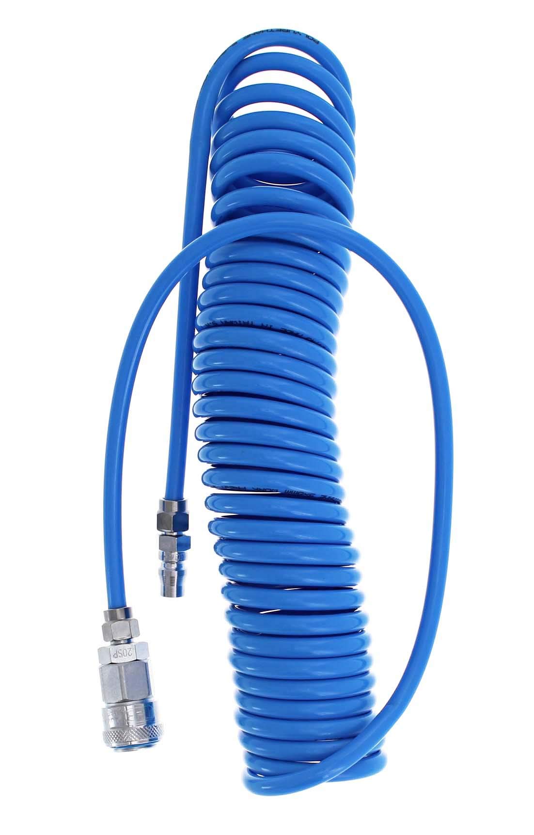 【送料無料】高儀(Takagi) EARTH MAN スパイラルエアーホース 6m【差し込むだけのワンタッチ接続】【使..