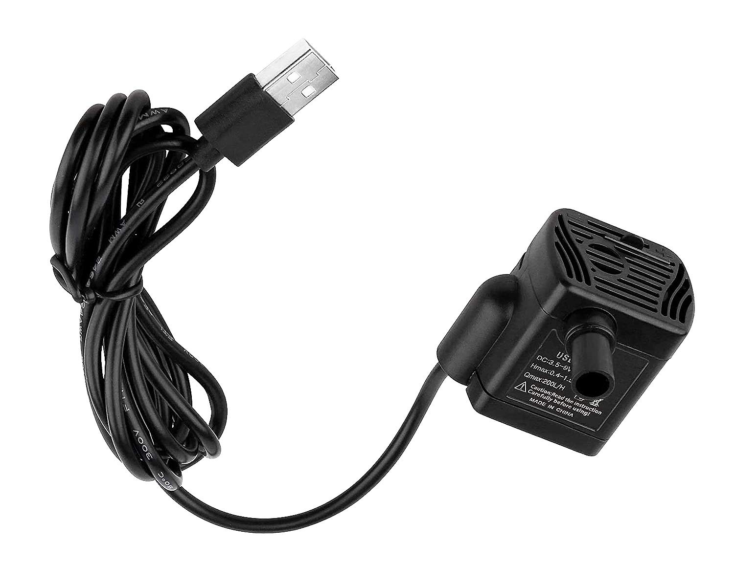 【送料無料】Useekoo 水中ポンプ 小型 水槽用 ポンプ USB給電 静音 3w 高省エネ 調節可能 吐出量200L/H DC3.5V-9V 水族館給水 水槽用 釣り用 水槽用ウォーターポンプ…