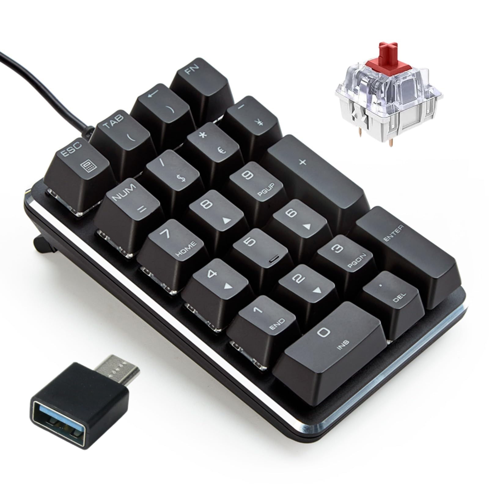 ������̵����Magicforce �ƥ󥭡��ܡ��� �ᥫ�˥��뼰�ƥ󥭡��ѥå� 21���� 5000������ѵ� [ͭ��/USB Type-Cξ�б�] �֥�å� ����...