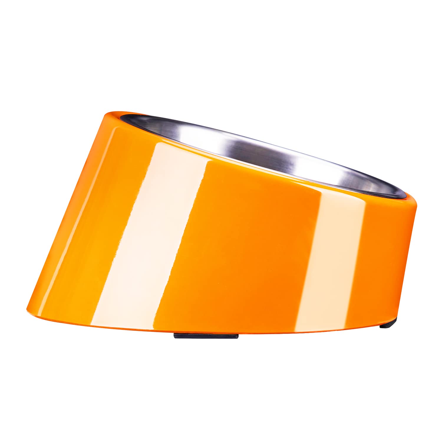 【送料無料】SuperDesign 犬 食器 猫 食器 ペット ボウル ステンレス 給食器 スタンド 傾斜がある 15度..