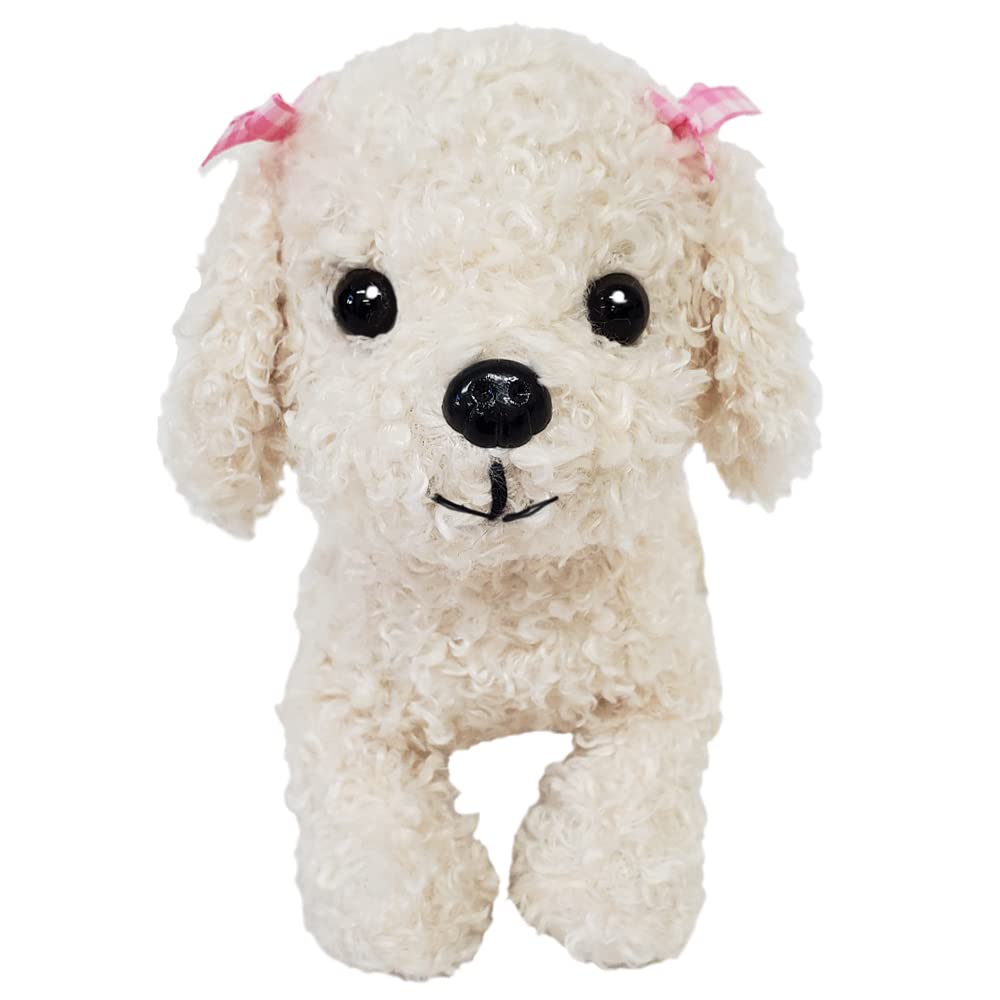 【送料無料】【BESTEVER】プレミアムパピー Premium Puppy ぬいぐるみ 子犬 トイプードル ホワイト Toy Poodle White 53002