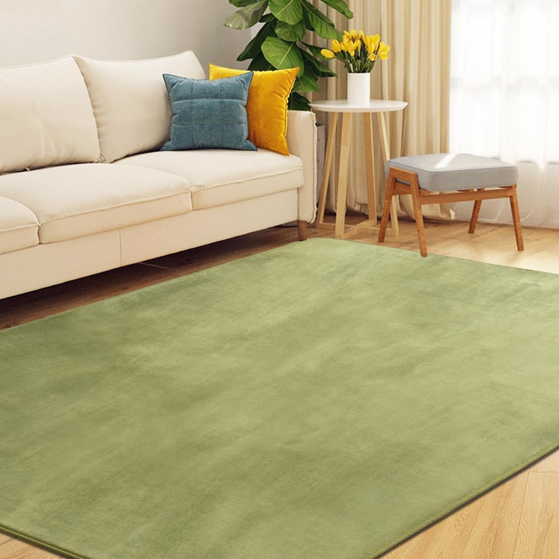 【送料無料】aicomri カーペット ラグマット 2畳 ラグ 洗える 185×185cm 厚7mm ...