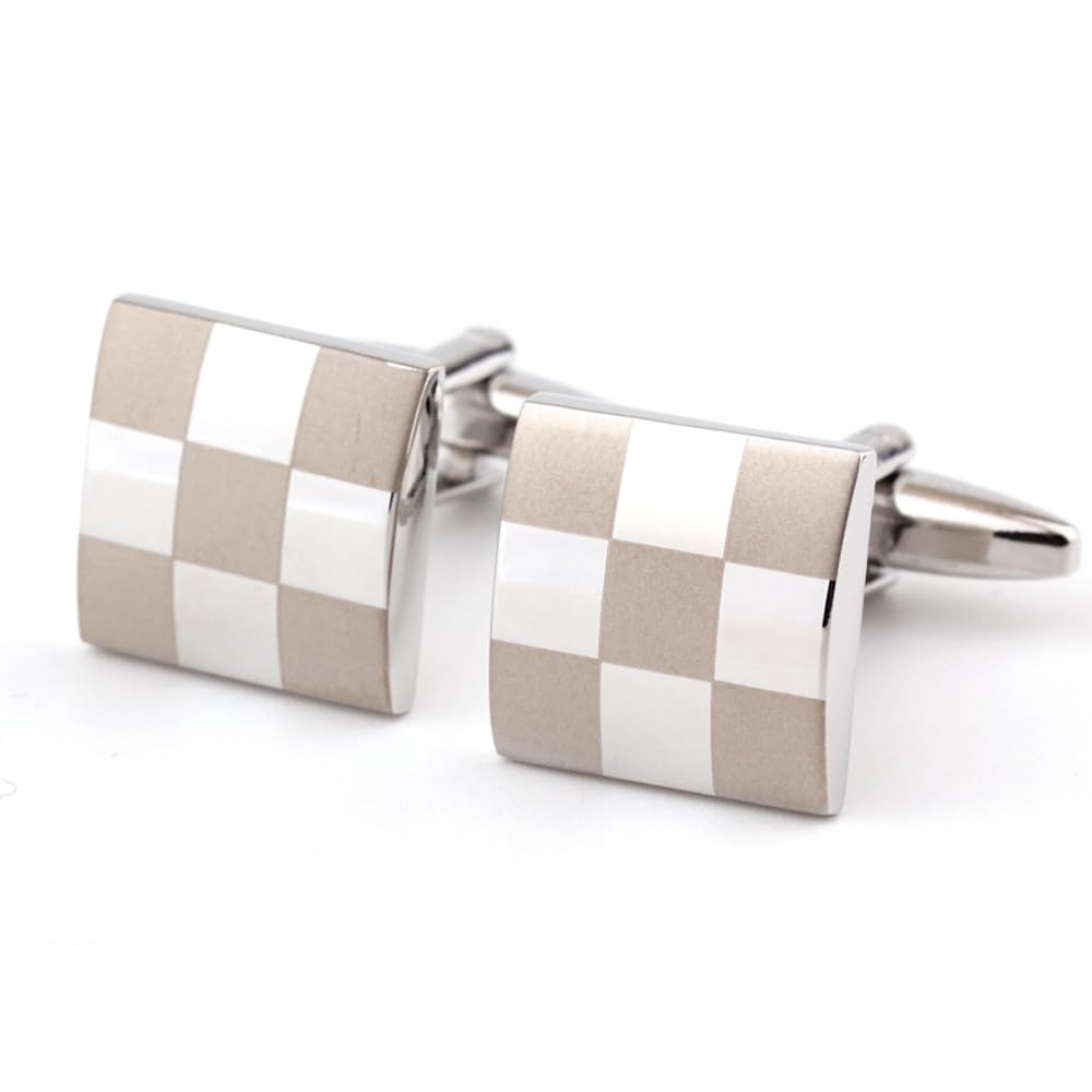 【送料無料】カフスボタン カフスボタンメンズ シルバー シャツ フォーマルシャツの種類 カフリンクス シンプルでファッショナブル、コンパクトで美しく、フォーマル...