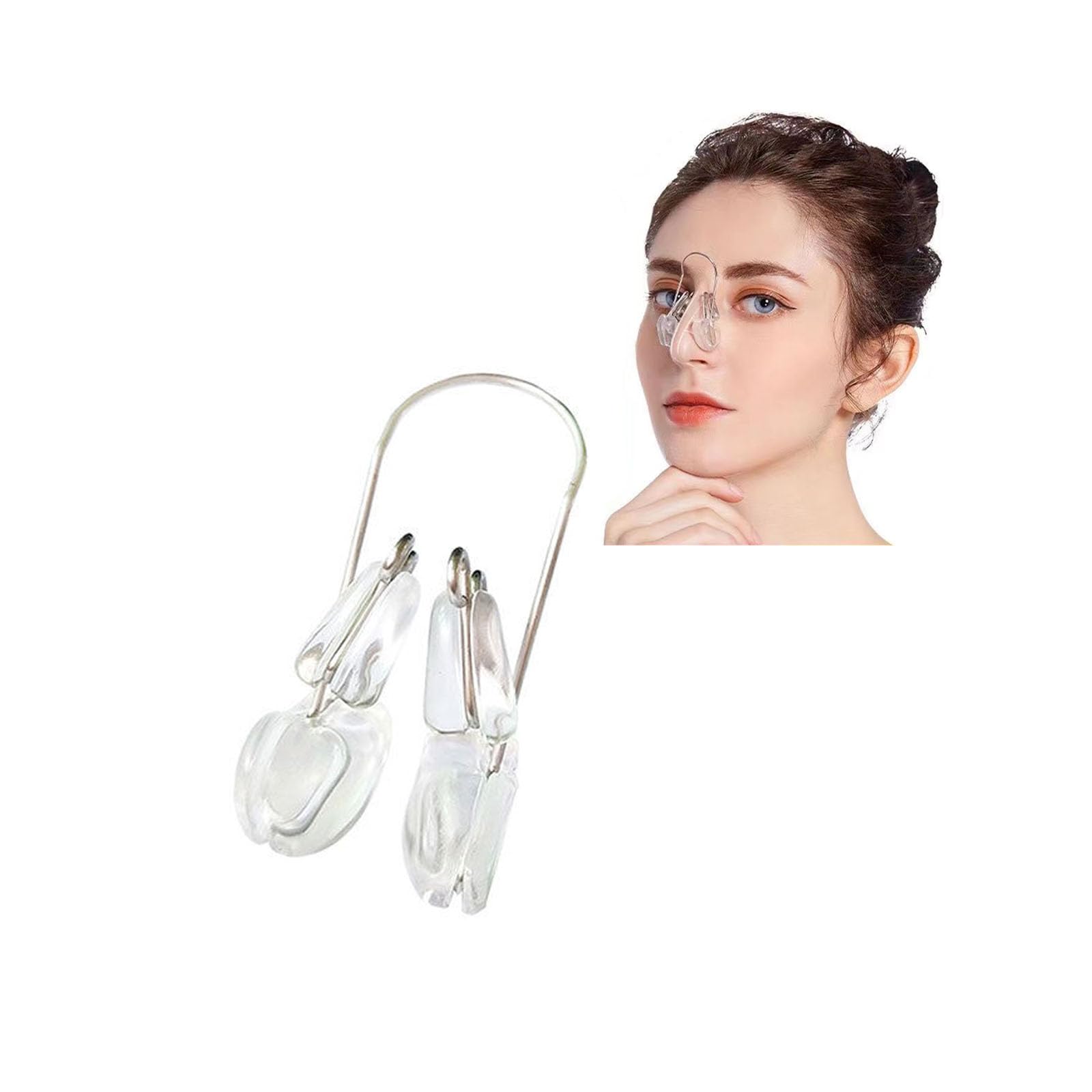 【送料無料】鼻クリップ ノーズクリップ 鼻筋美容師 鼻筋セレブ 美容グッズ ノーズアップ 透明で柔らか..