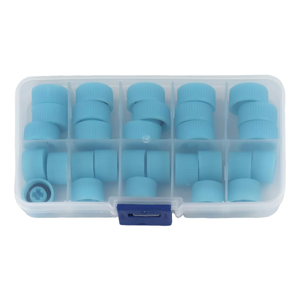 【送料無料】エアコンバルブカバー 30個セット 車用カバー AC冷媒バルブカバー 虫よけキャップ カ ...