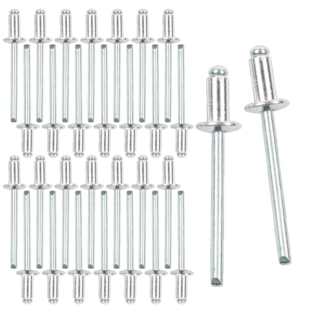 【送料無料】ブラインドリベット 機械的 接続 リベットナット ドームオープンエンドリベット アルミニ ...