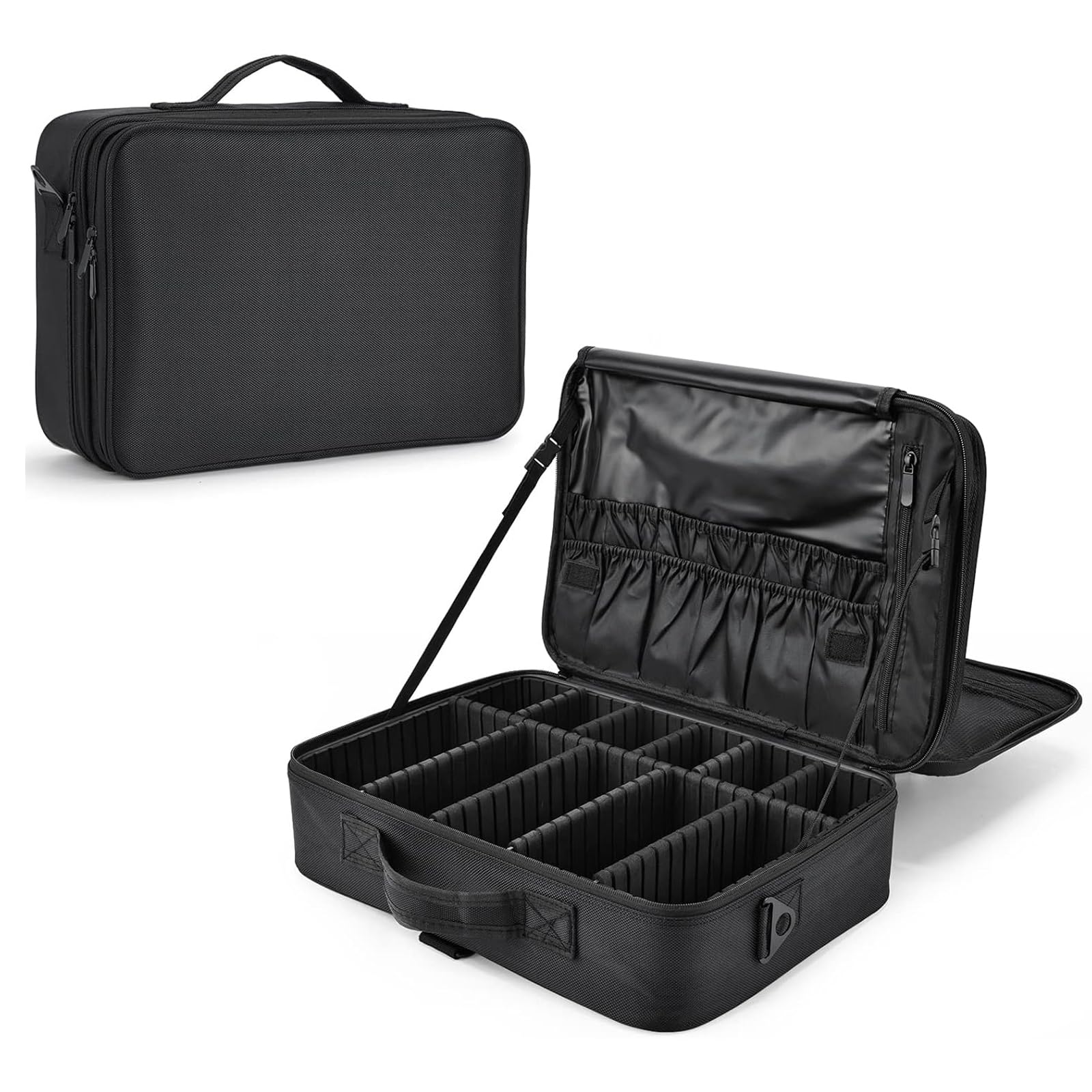 【送料無料】TerraShine メイクボックス 40*29*14CM コスメボックス メイクブラシ ...