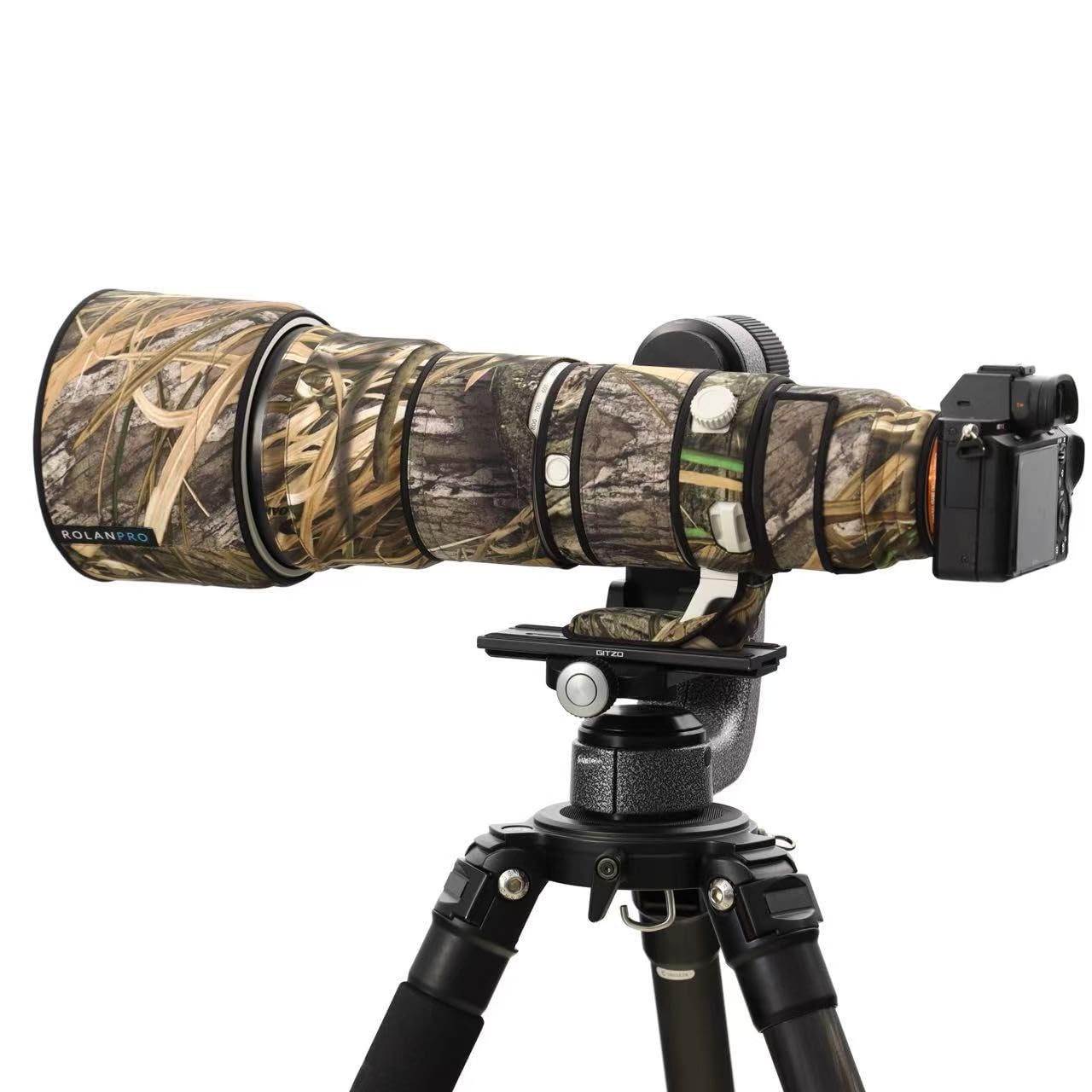 【送料無料】ROLANPRO レンズ迷彩コート適合するSony FE 400-800mm F6.3-8 G OSS SEL400800G レインカ..