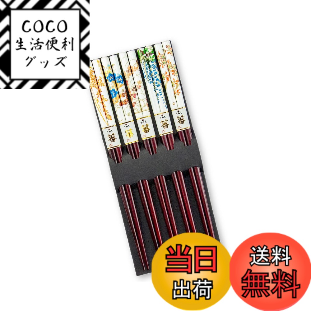 【送料無料】Akkerds 箸 抗菌 天然木 ファッション 5両ボックス 家庭用高ルックス