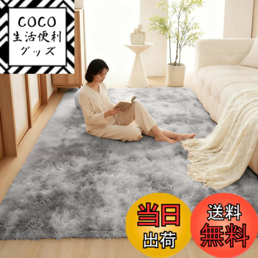 【送料無料】ラグマット カーペット ラグ 洗える シャギーラグ HOSUR 160x200cm 滑り ...