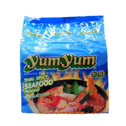 【送料無料】YUMYUM ラーメンスパイシーシーフード味 5P