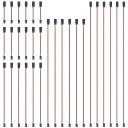 【送料無料】GTIWUNG 30本 3ピンサーボ延長ケーブル(オス-メス)サーボ延長ケーブル JRプラグ サーボ延長リードワイヤケーブル 延長リード線 双葉 J...