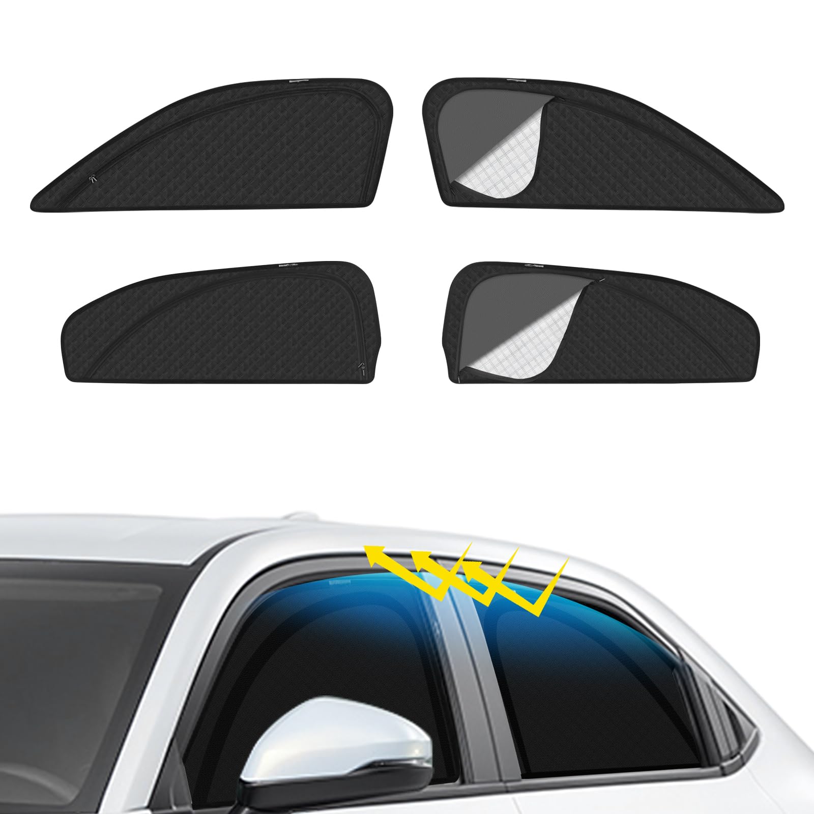 【送料無料】ヴェゼル RV系 車種専用 メッシュカーテン サンシェード 遮光 換気 VEZEL RV ...