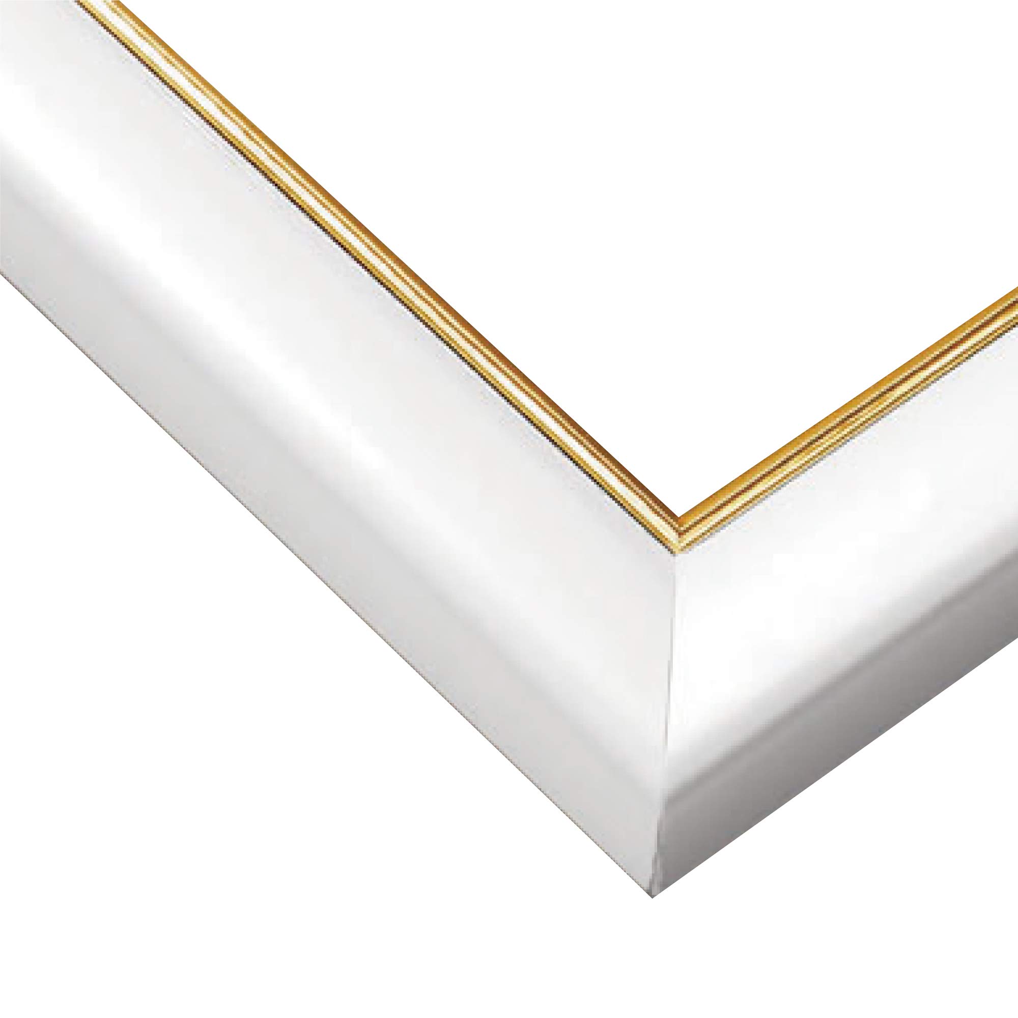 楽天COCO 生活便利グッズ【送料無料】エポック社 【日本製】 木製 パズルフレーム ウッディーパネルエクセレント ゴールドライン 金モール仕様 シャインホワイト （34×102cm） （パネルNo.9-T） 掛ヒモ 点数券付き セルカバーUVカット仕様 パズル Frame 額縁