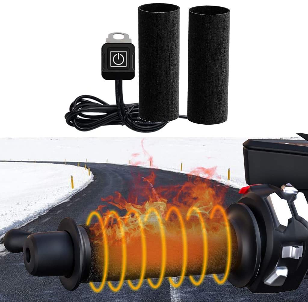 【送料無料】heranハンドルヒーター【2024-第2世代】巻取り式12vオートバイ用ヒーターハンドルウォームハンドルヒーター自動ハンドルヒーター冬旅行ハンドルスロットル(ブラック)
