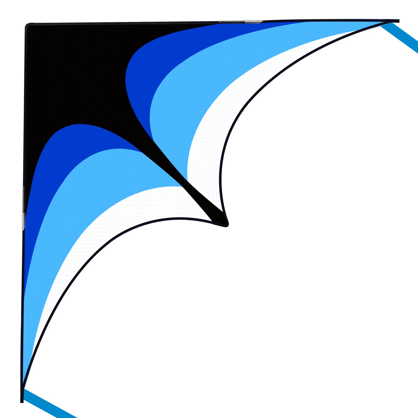 【送料無料】カイト 凧 デルタカイト カラフルカイト たこあげ 子供、大人 と初心者のための凧 三角凧 凧揚げ 微風で揚がる 碧い海