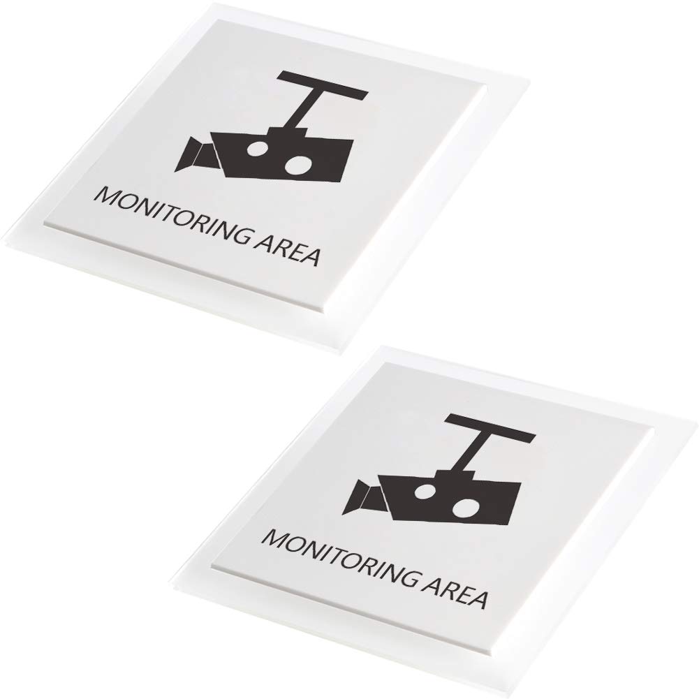 【送料無料】HIGHAWK防犯カメラ 防犯ステッカー ドアプレート 注意 サイン 店舗 壁 看板 サインプレー..