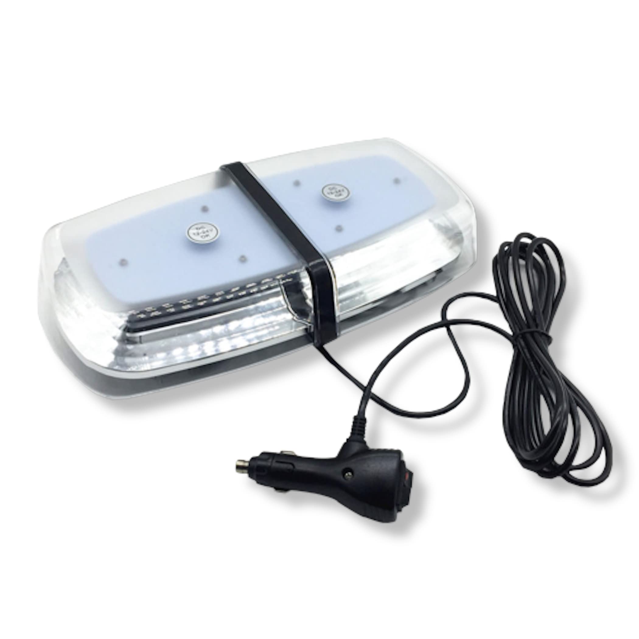 【送料無料】Lezalic 回転灯 パトランプ (イエロー) 点滅灯 シガーソケット式 汎用 12v-24v 誘導車 作..