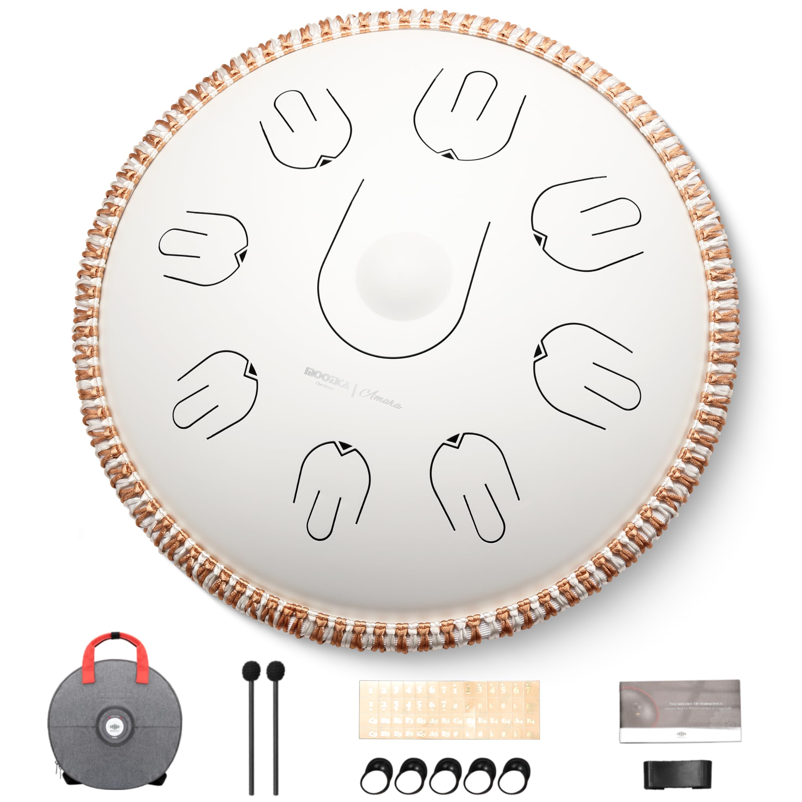 【送料無料】MOOZICA スリットドラム タングドラム 14インチ 17音符 ハ長調 C Majo ...