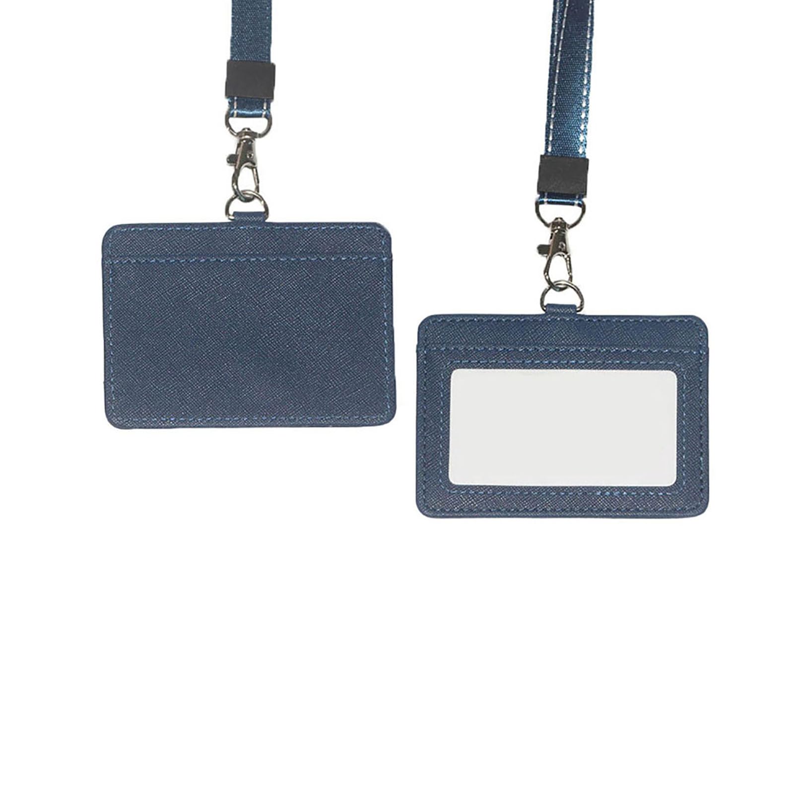 【送料無料】PU標準規格革製IDカードホルダー/カードバッグは、社員証、名札、ネームホルダー 、門限カ..