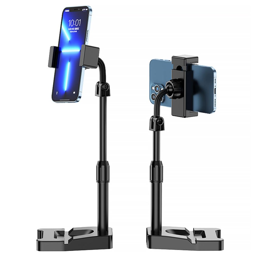 【送料無料】PWENMEIスマホスタンド 卓上 スマホホルダー 自由回転可能 横置き/縦置き 携帯ホルダー 撮影/スマホ スタンド 高度調整可能 角度調整 携帯電話卓上スタンド : スマフォスタンド, アンドロイドXiaomi Redmi Note 8 9 10 pro mi, Huawei p20 p30 lite, Xperia