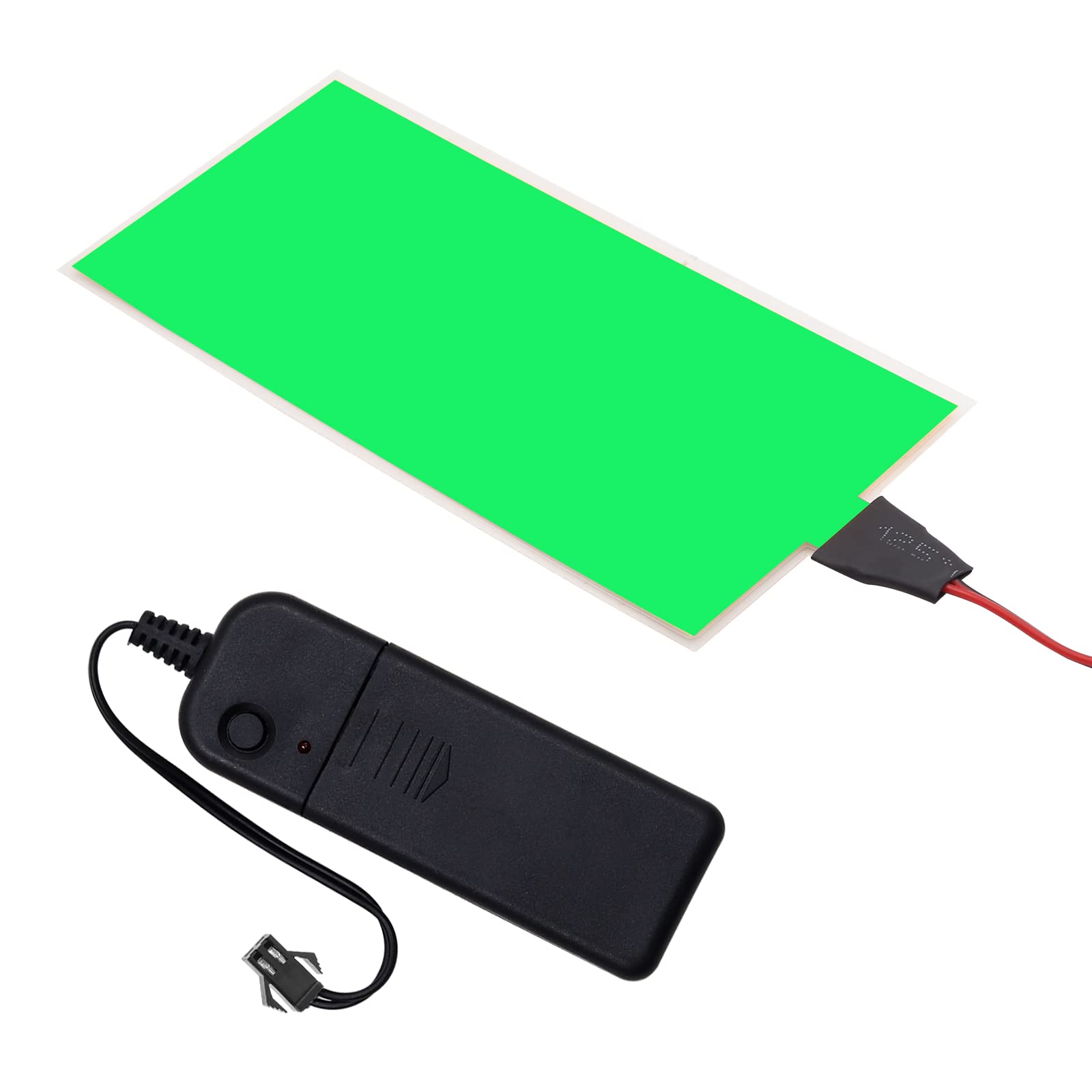 【送料無料】Ygmylandbb 有機EL照明パネル ELパネル EL照明 elシート 3V 12×5cm 面発光 電源ユニット付..