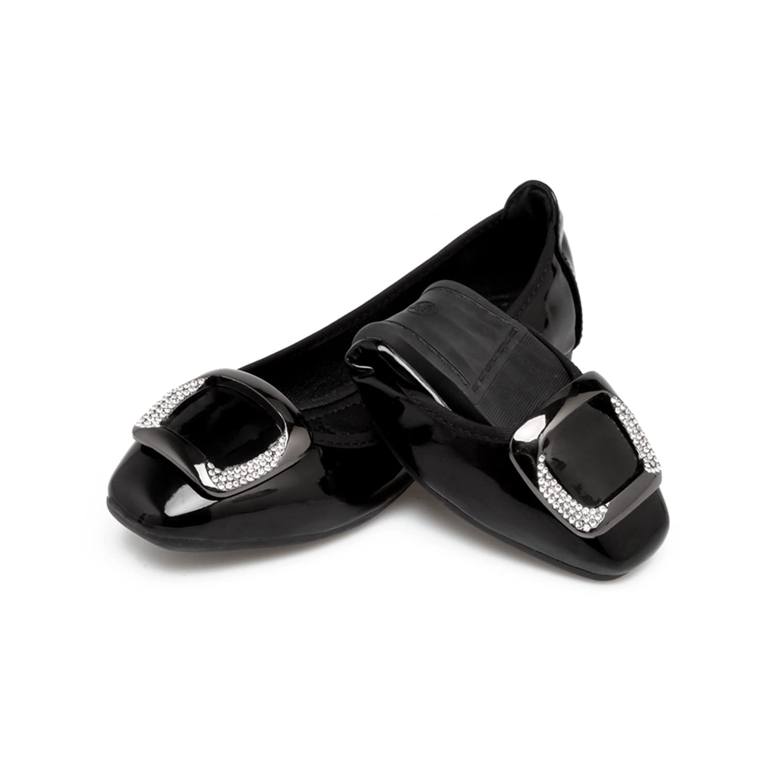 【送料無料】[Emsoulnioi] バレエシューズ レディース用 キラキラ ローヒール 美脚 軽量設計で疲れ知ら..