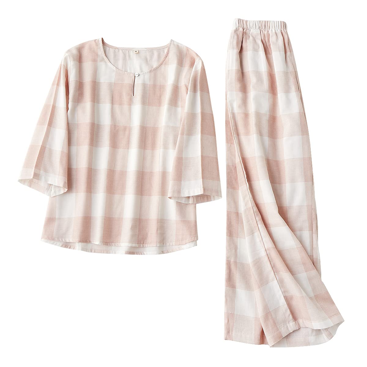 【送料無料】[Euyqs] 綿 ルームウェア レディースパジャマ (JP, アルファベット, XL, オレンジ)