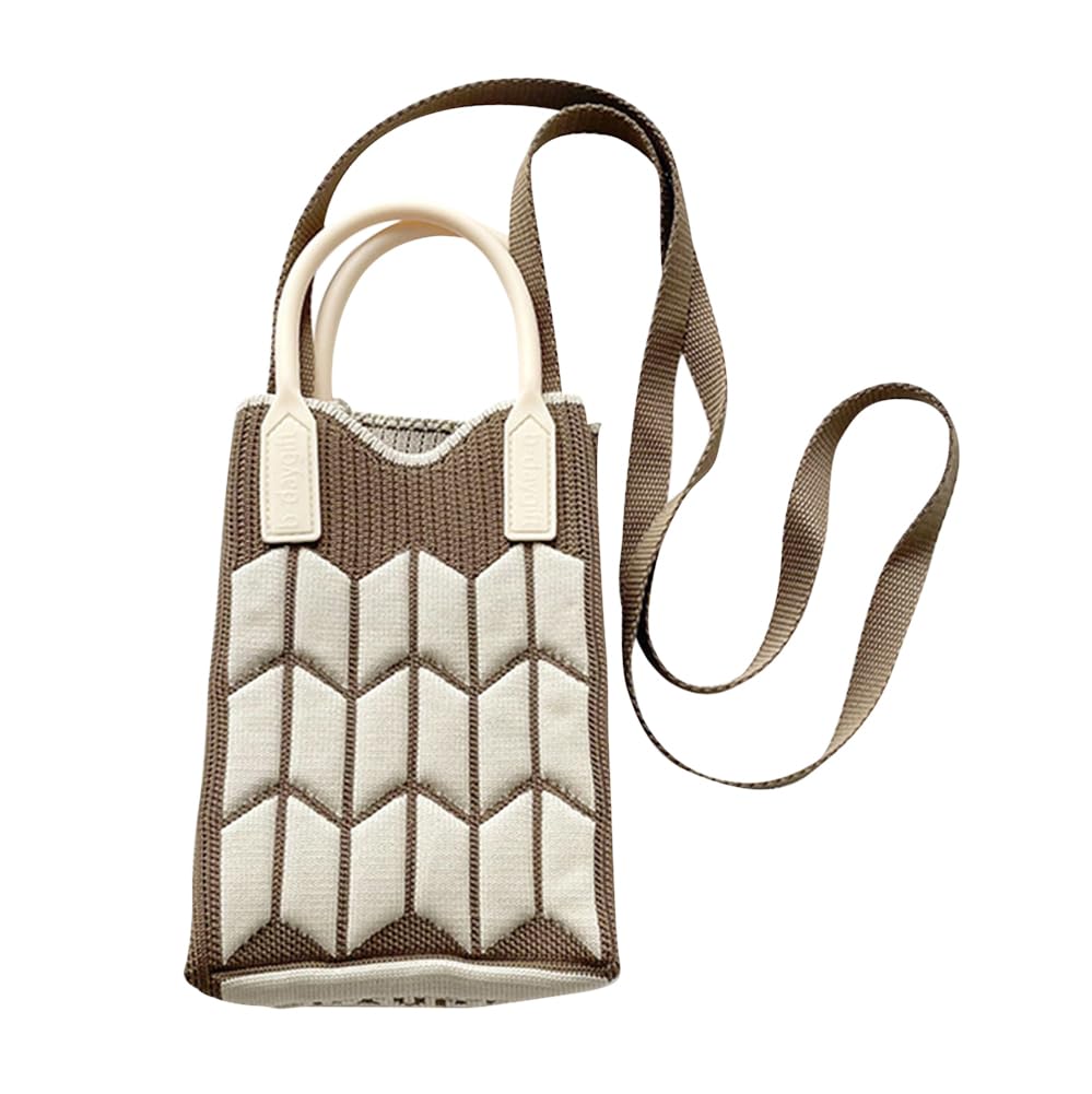 【送料無料】[Euyqs] レディース ミニバッグ ニットバッグ サブバッグ ショルダーバッグ 斜め ...