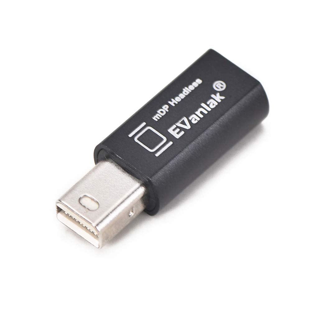 【送料無料】EVanlak Mini DisplayPort ヘッドレスゴーストディスプレイエミュレ ...