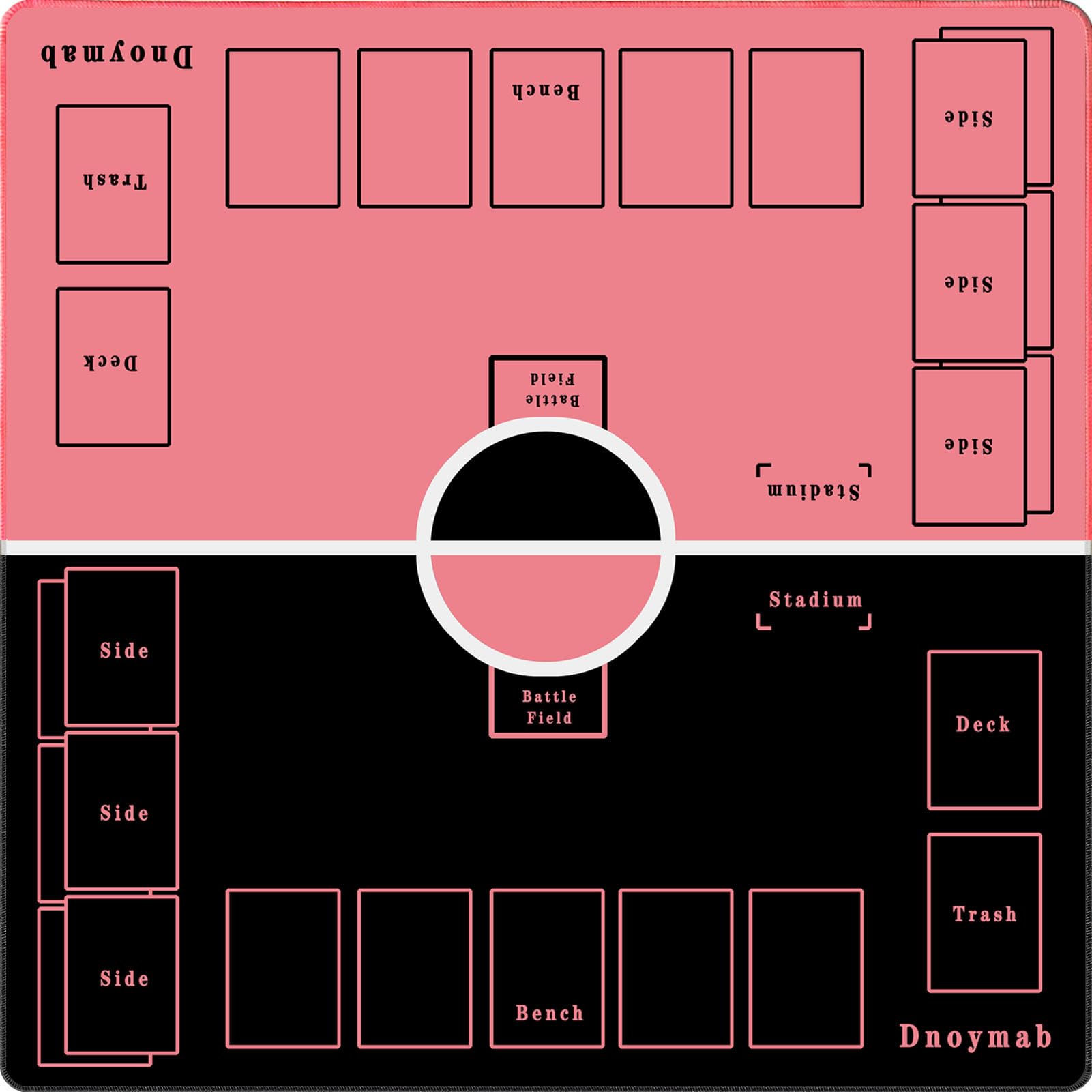 【送料無料】Dnoymab フルサイズ プレイマット カードゲーム ラバー プレイマット 2人用 滑 ...