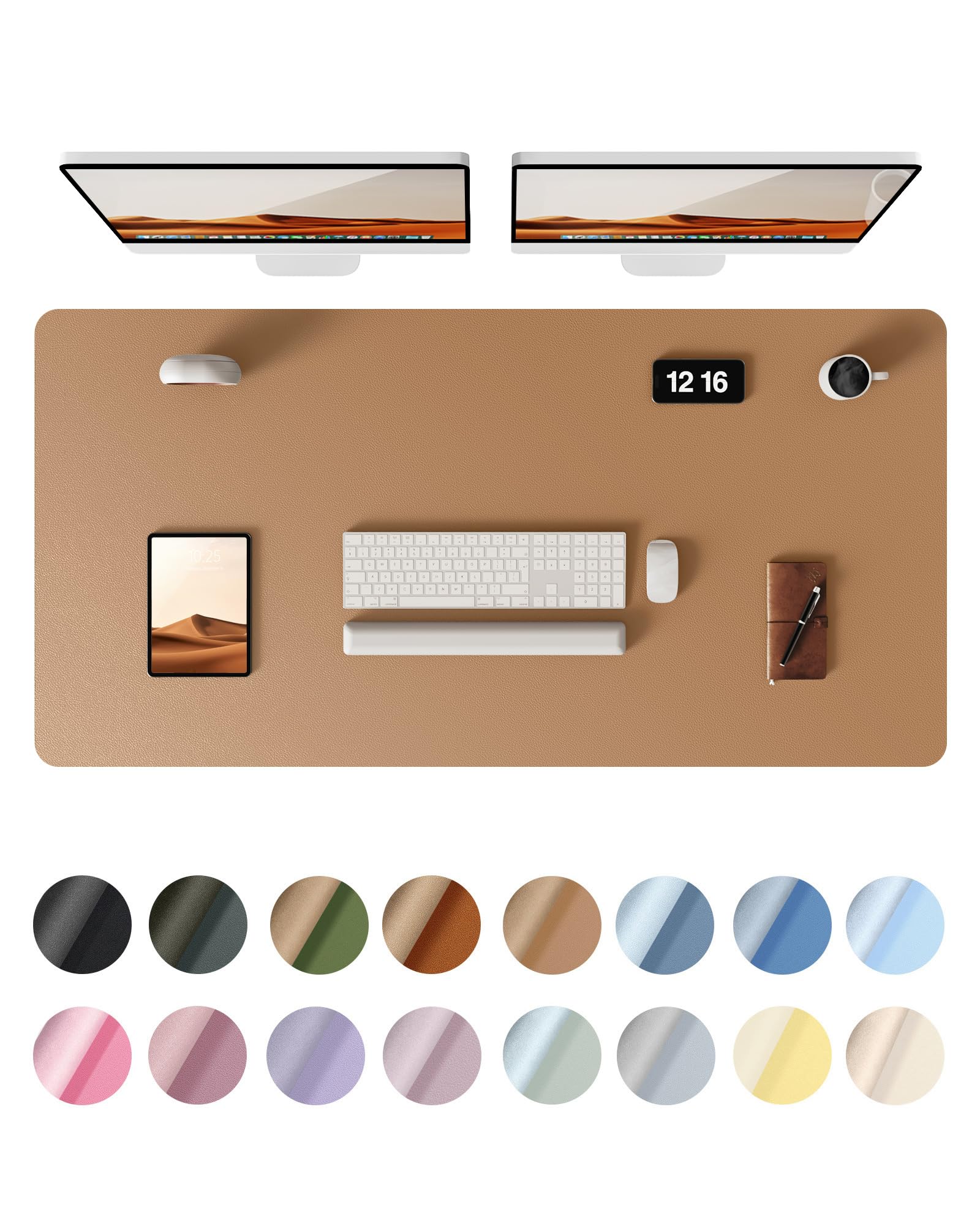 【送料無料】YSAGi レザー デスクパッド オフィス デスクマット マウス対応 大型マウスパッド ノンスリ..