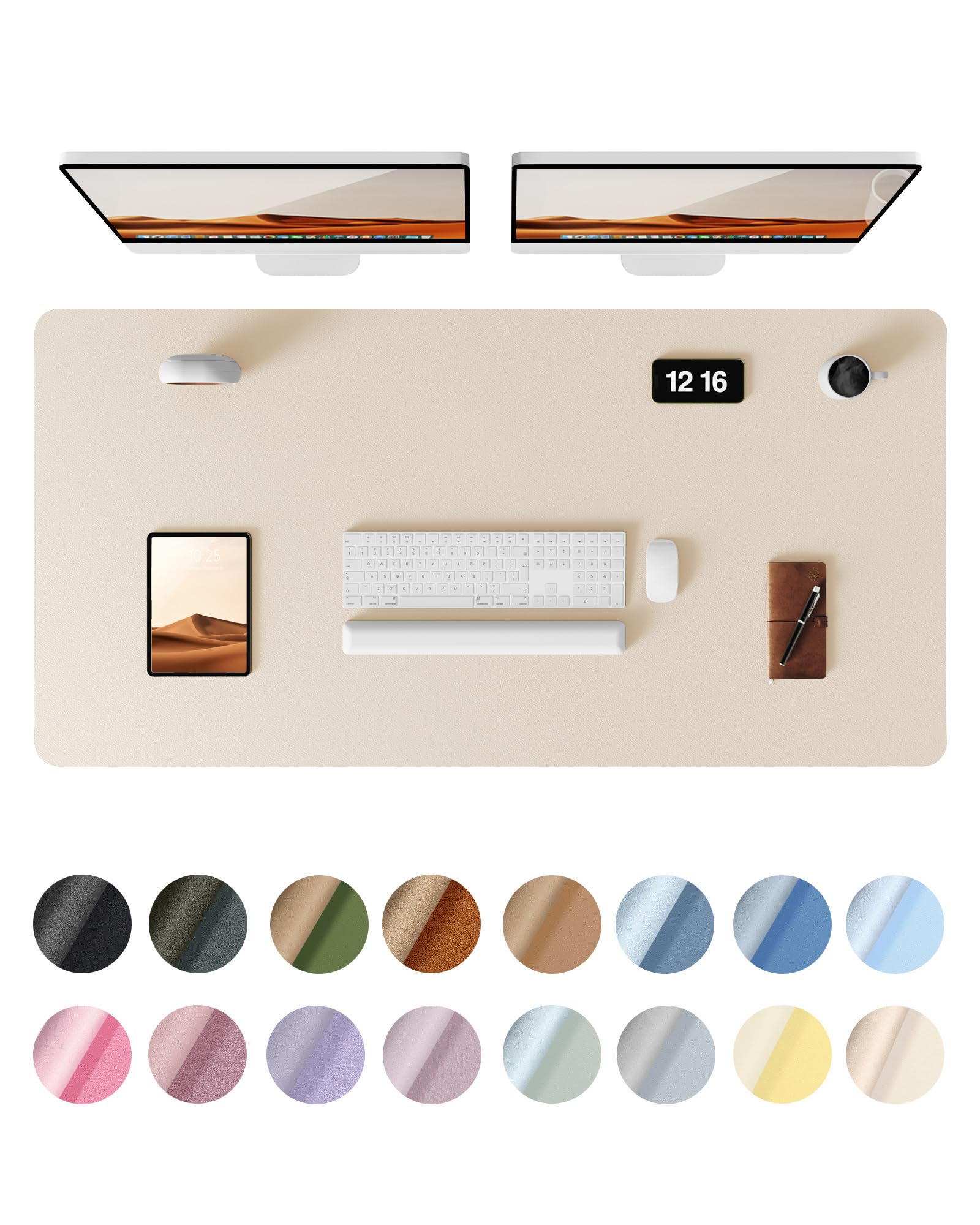 【送料無料】YSAGi レザー デスクパッド オフィス デスクマット マウス対応 大型マウスパッド ノンスリ..