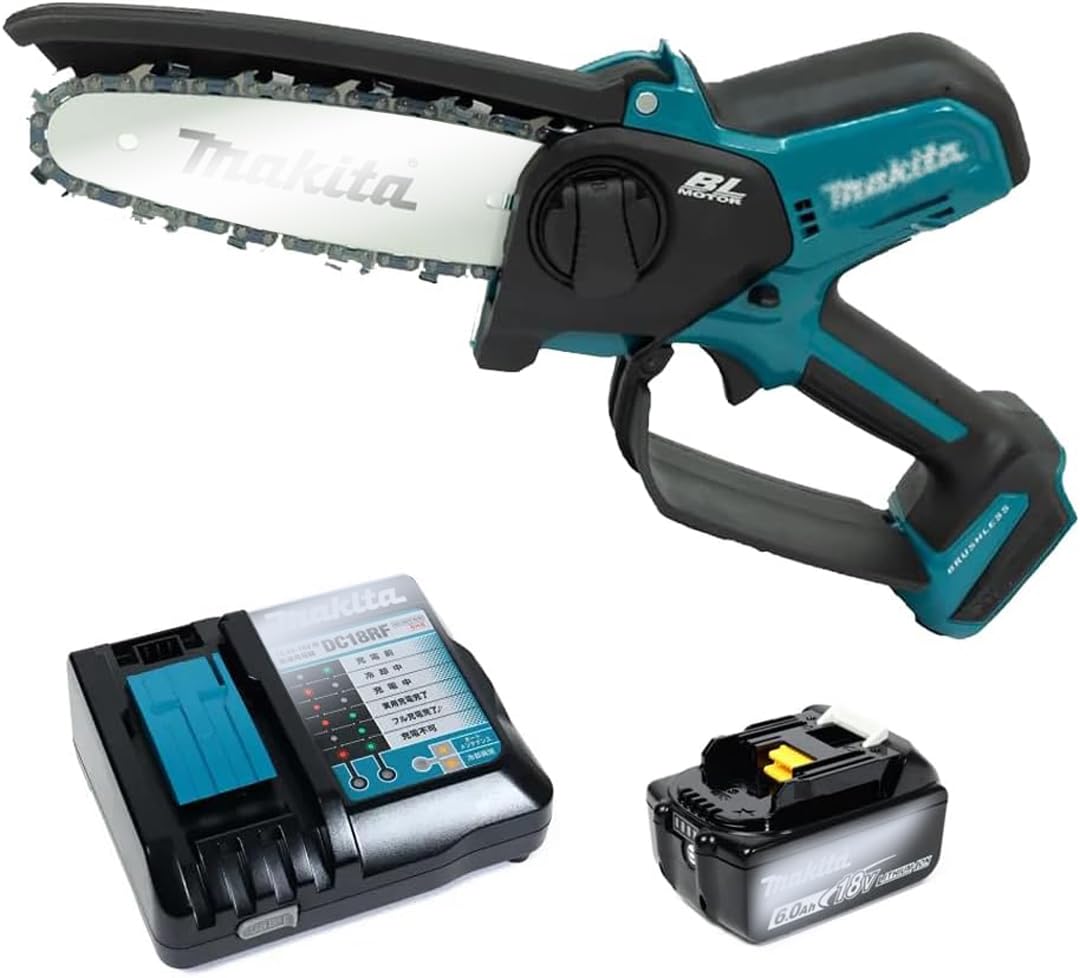 【送料無料】マキタ18V用充電式ハンディソー ガイドバー150mm MUC150DRG（バッテリ・充電器付セット） ..