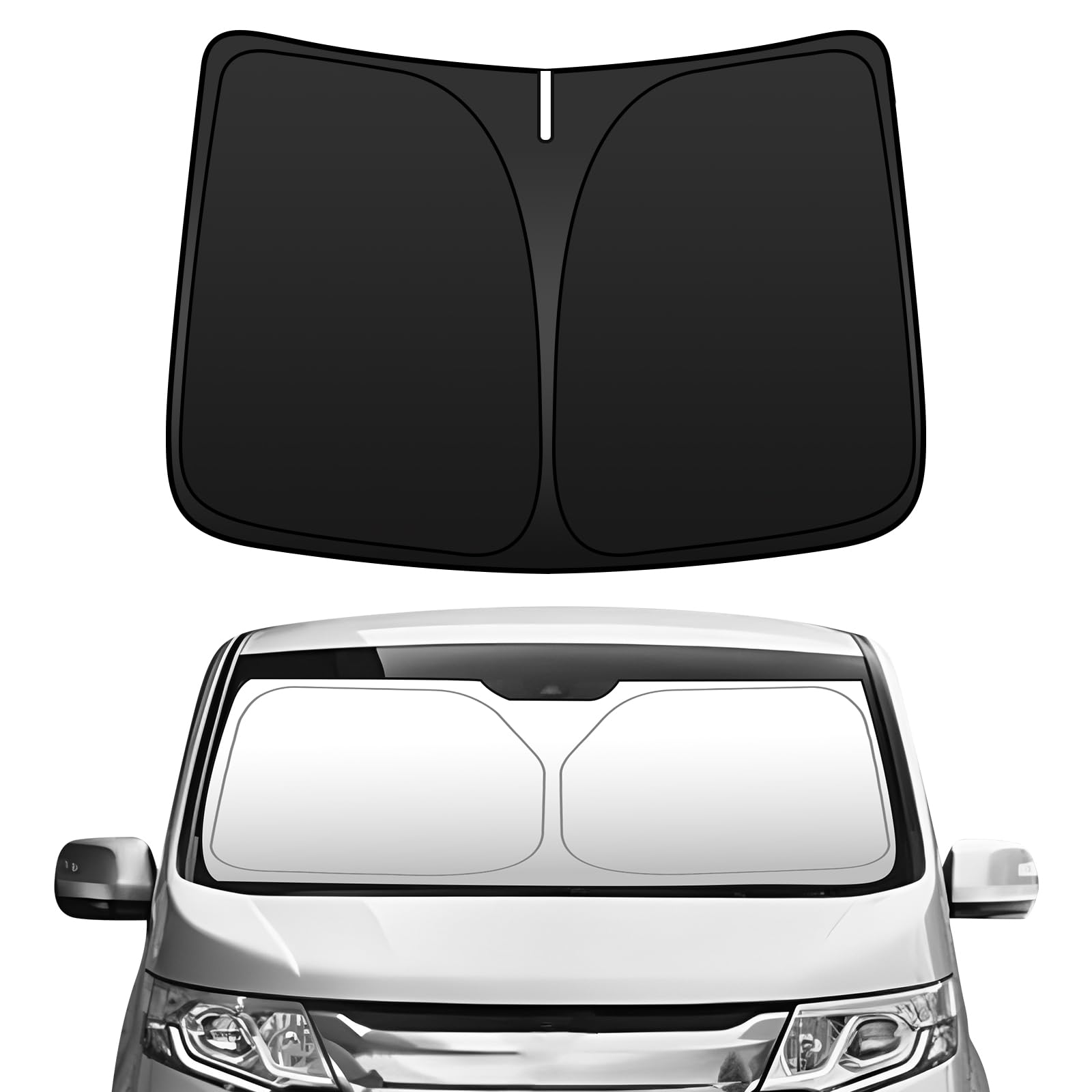 【送料無料】【令和7年 車種専用」BLUESEATEC ホンダ 新型ステップワゴン RP6 RP7 RP8型 フロントガラスサンシェード STEPWAGON e:HEV RP系 6代目 2022年5月-現行 遮光フロント 日よけ 折りたたみ 放熱効果倍増 取り付け簡単 メーカー直営