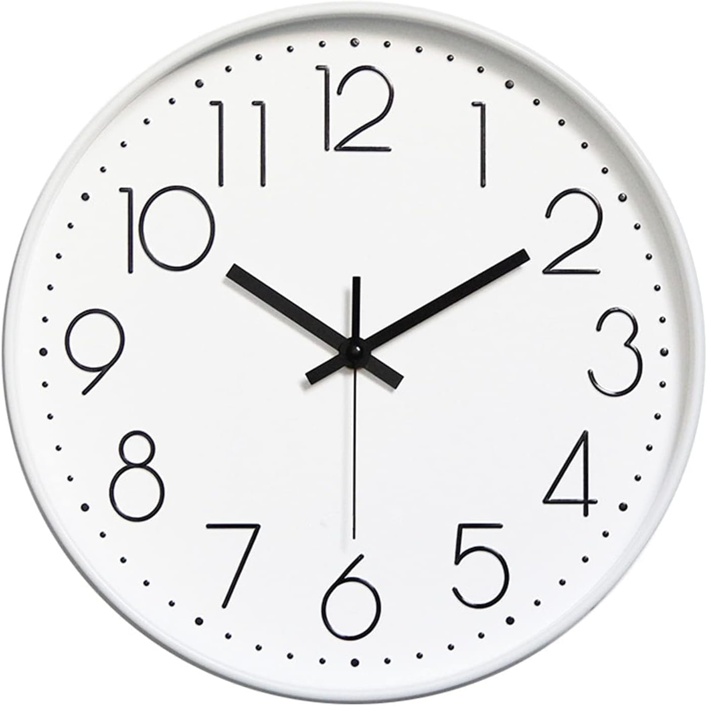 【送料無料】Nbdeal 掛け時計 静音 連続秒針 音がしない 直径30cm アナログ 非電波 北欧 ...