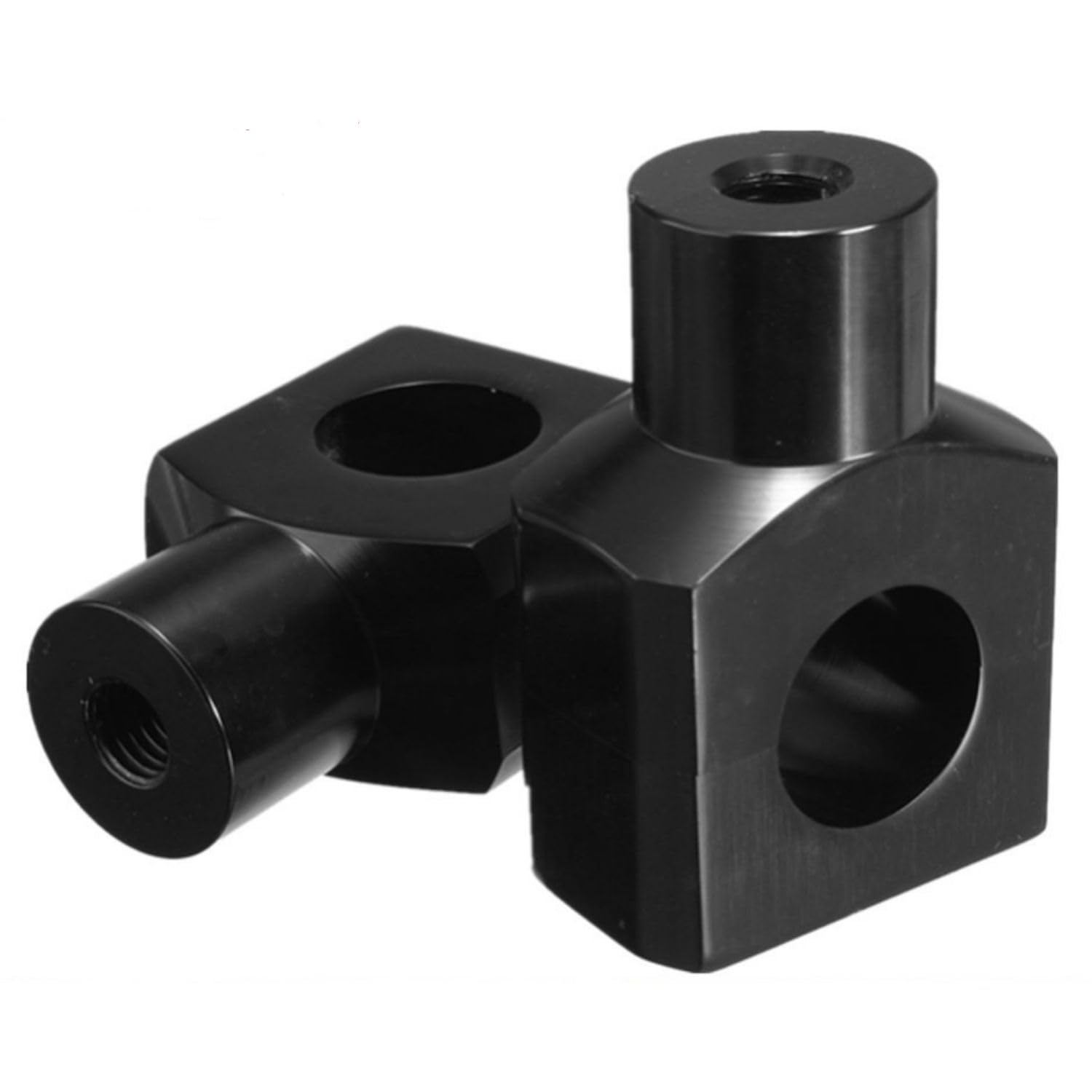 【送料無料】GRmkt ハンドル ポスト ハンドルライザー バイク 用 アメリカン オートバイ スティード ドラッグスター ハーレー チョッパー ブラック 22mm