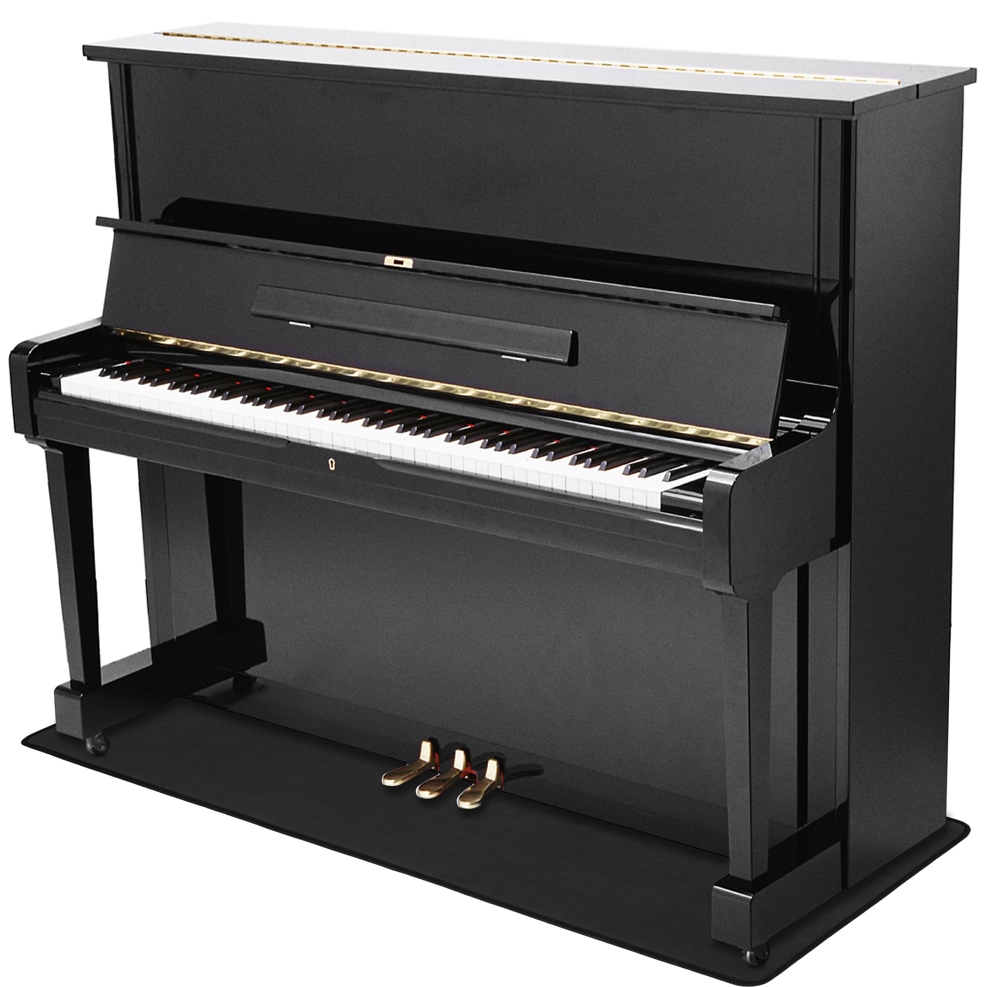 【送料無料】BQKOZFIN 電子ピアノ 専用マット 防音対策マット 防音/防振/防傷 滑り止め ( ...