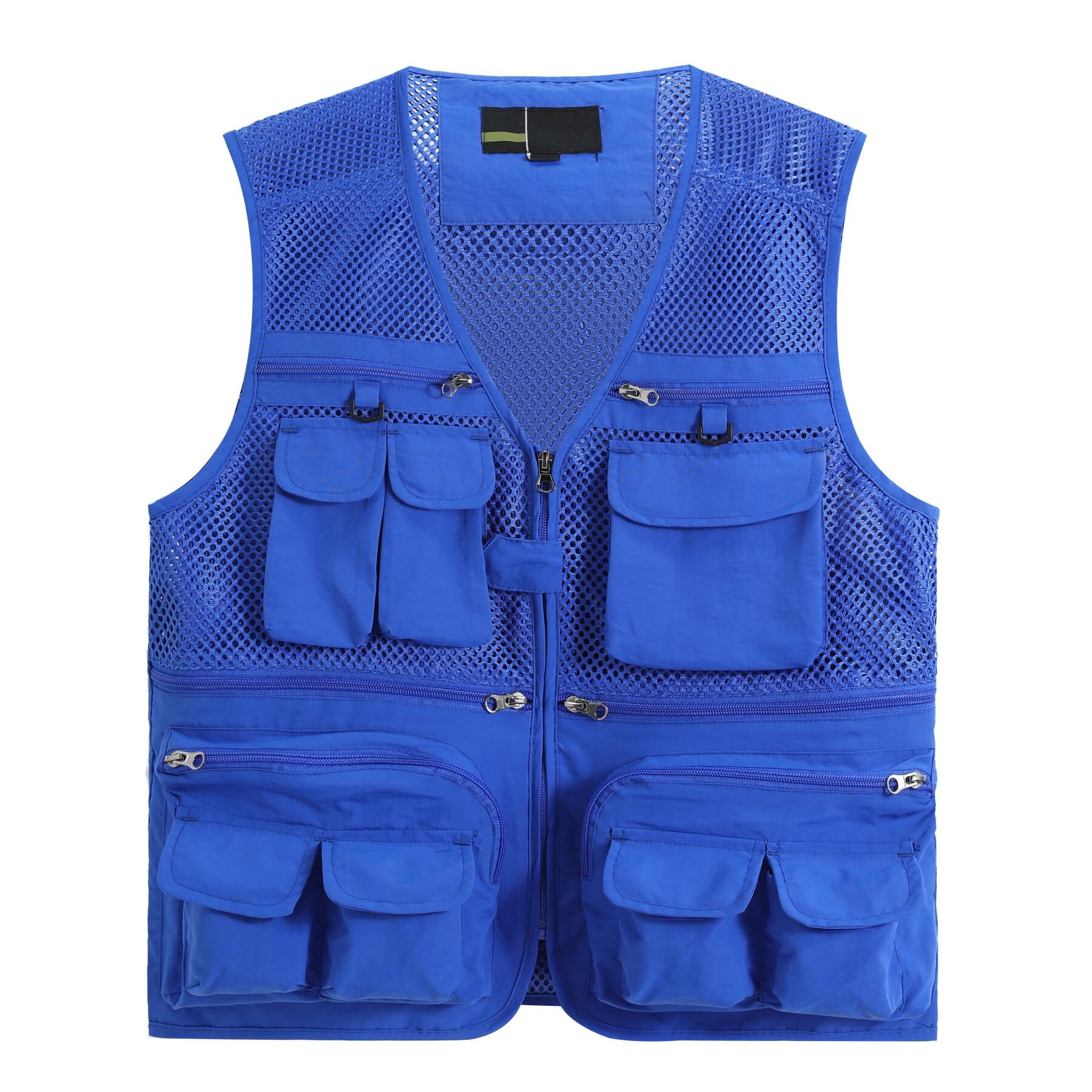 【送料無料】[AOWOFS] フィッシングベスト メンズ メッシュベスト 便利 アウトドア ベスト 夏 軽量 通気 多機能 カメラマンベスト お釣り 撮影 作業用 薄手 山登り 多ポケット 大きいサイズ