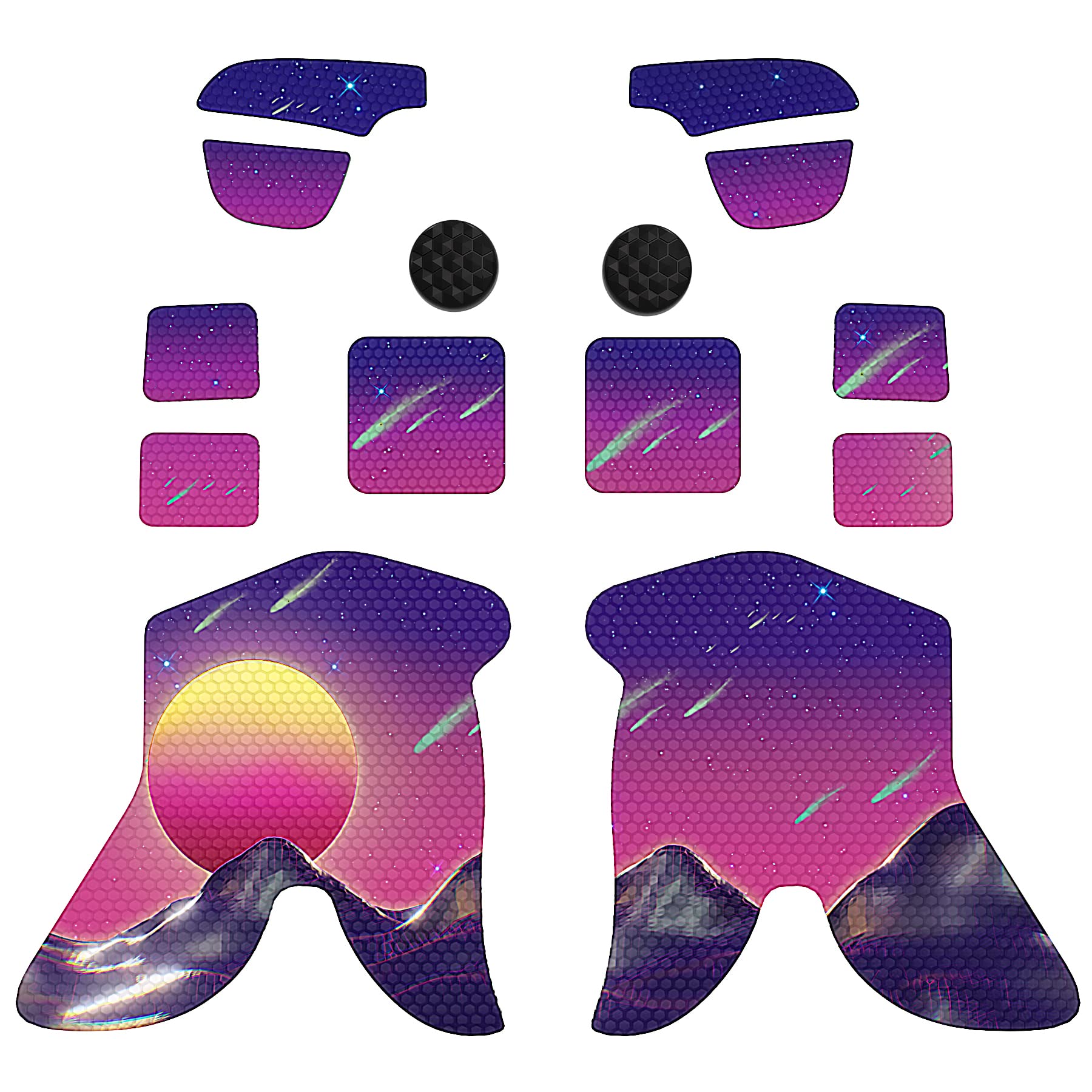 【送料無料】PlayVital Steam Deckに対応用プロフェッショナルテクスチャードソフトラバーパッドハンド..